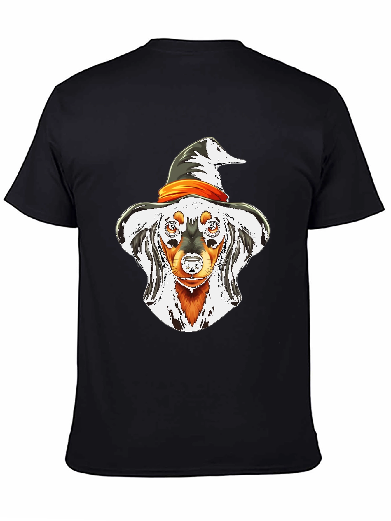 Halloween Dachshund Witch T-Shirt