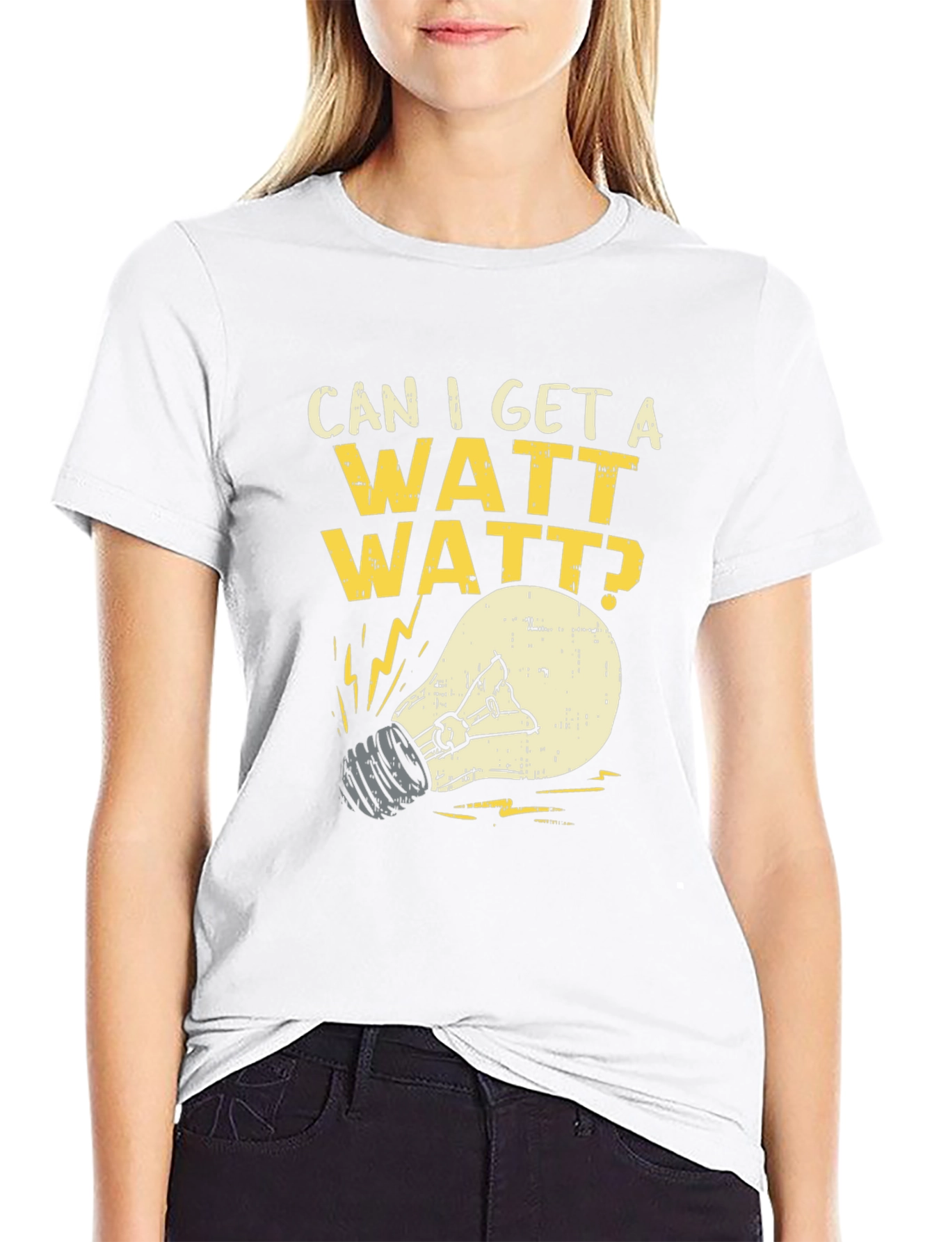 Can I Get A Watt Watt? Graphic T-Shirt