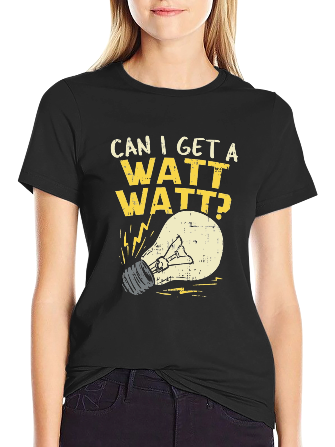 Can I Get A Watt Watt? Graphic T-Shirt