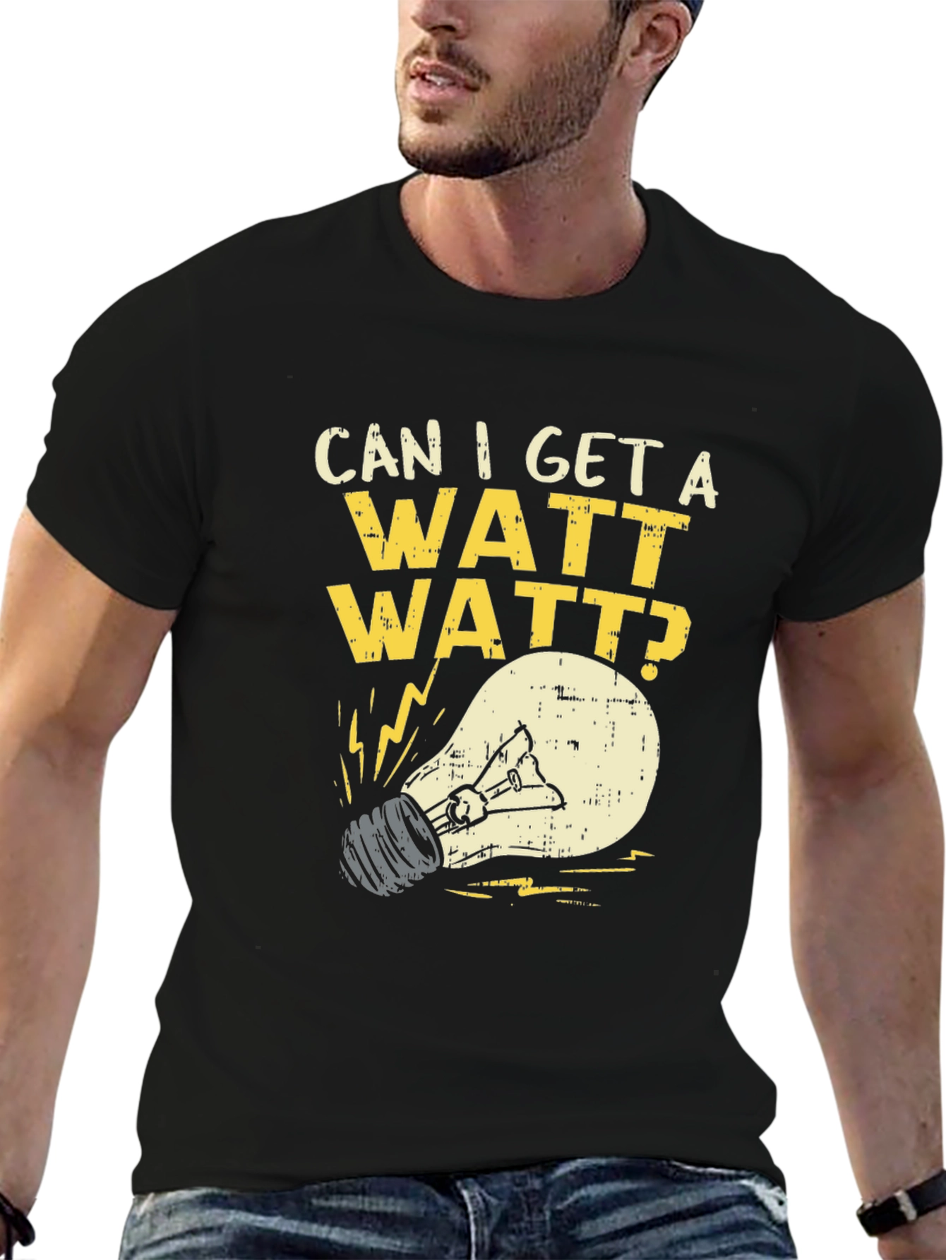 Can I Get A Watt Watt? Graphic T-Shirt