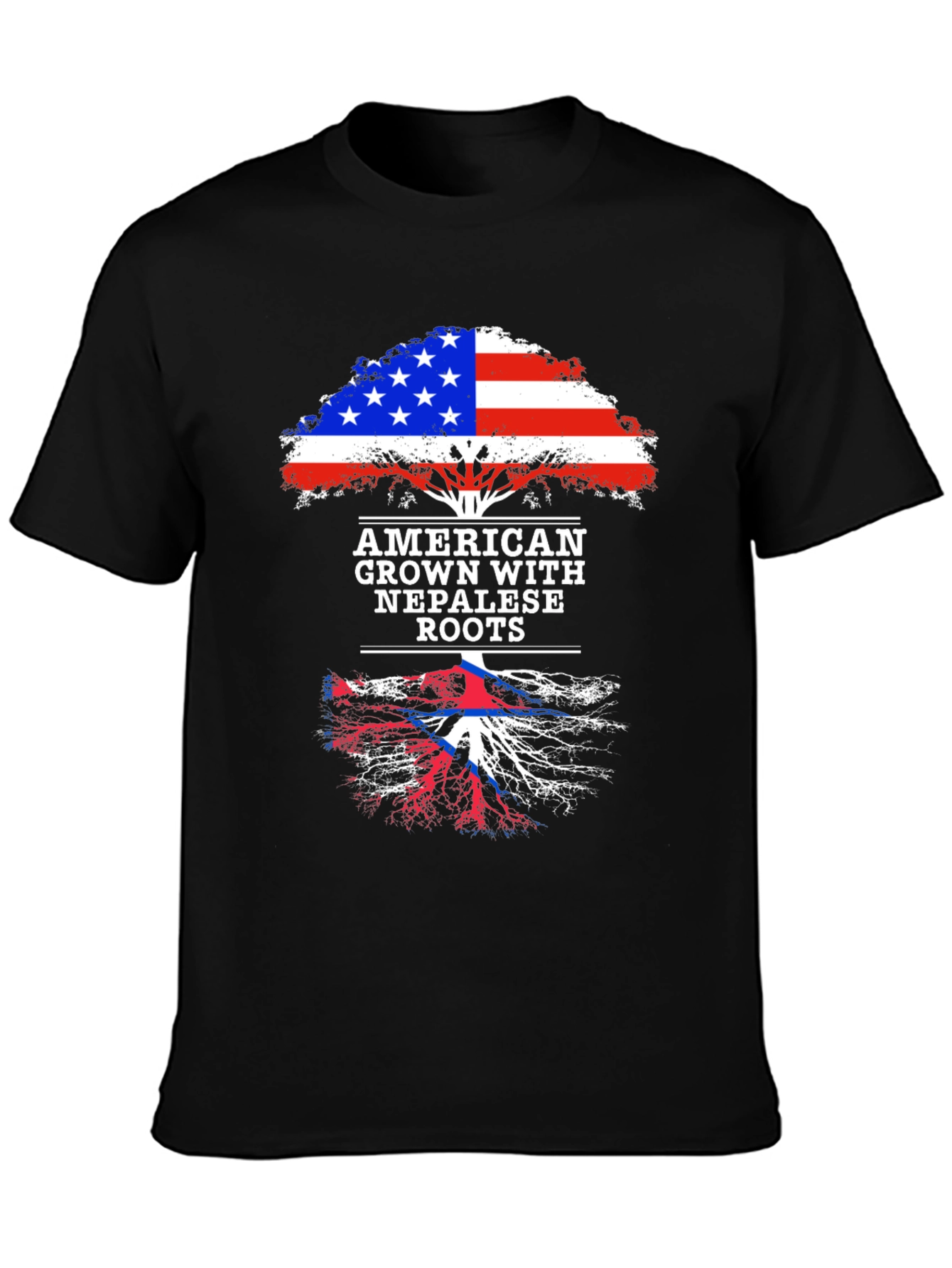 American Grown with Nepalese Roots T-Shirt