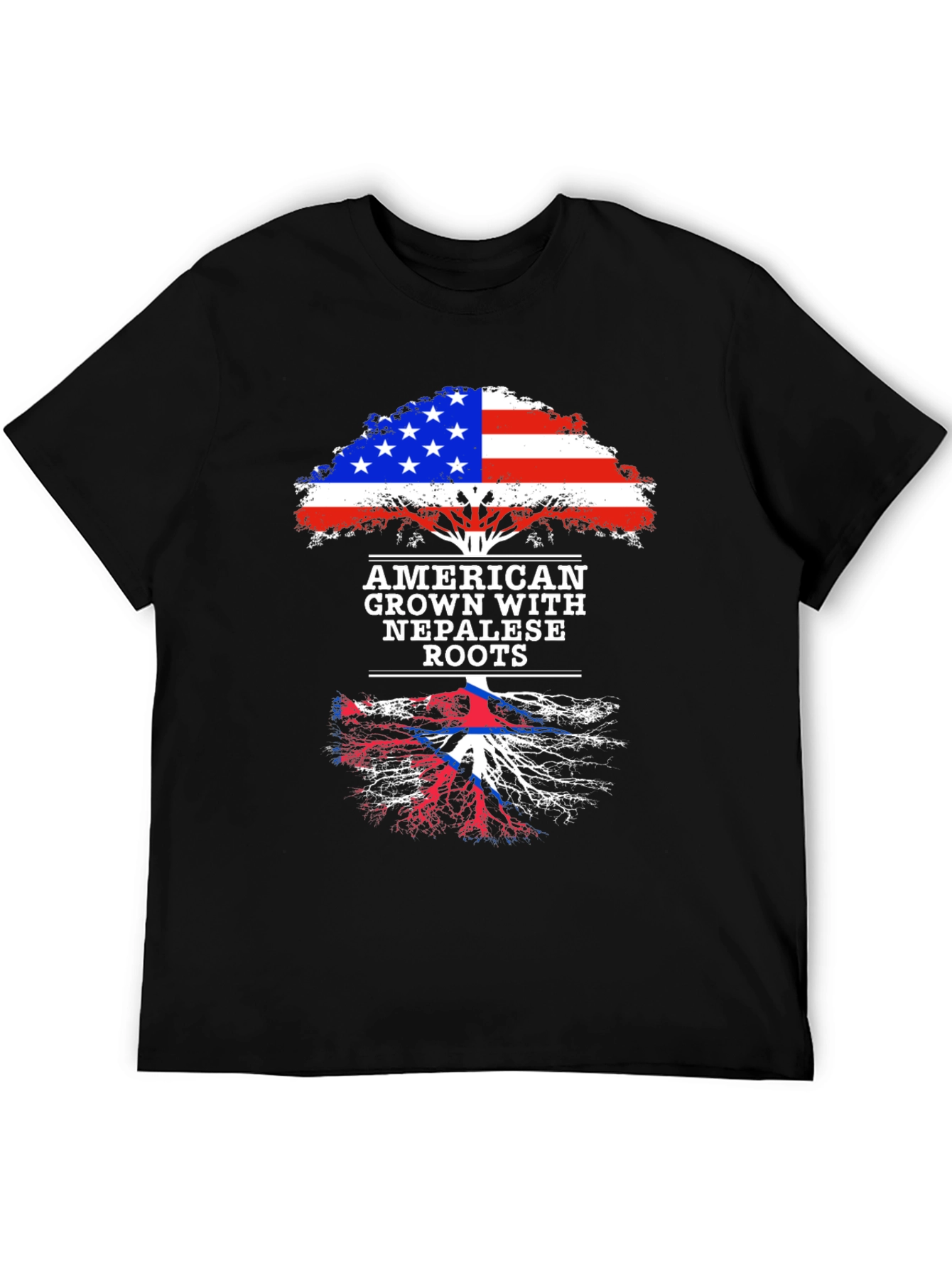 American Grown with Nepalese Roots T-Shirt