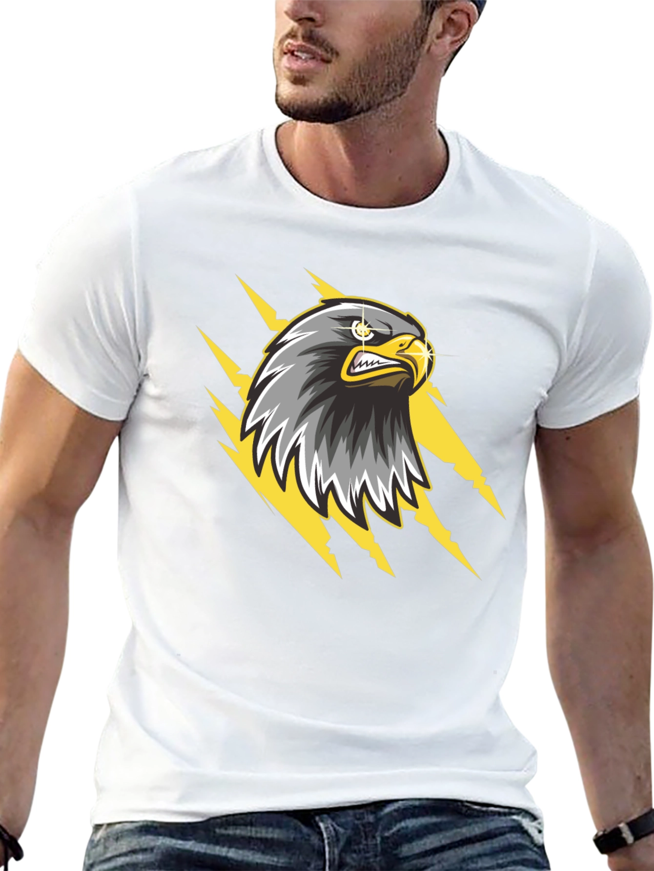 Eagle Graphic T-Shirt - Bold Black Tee