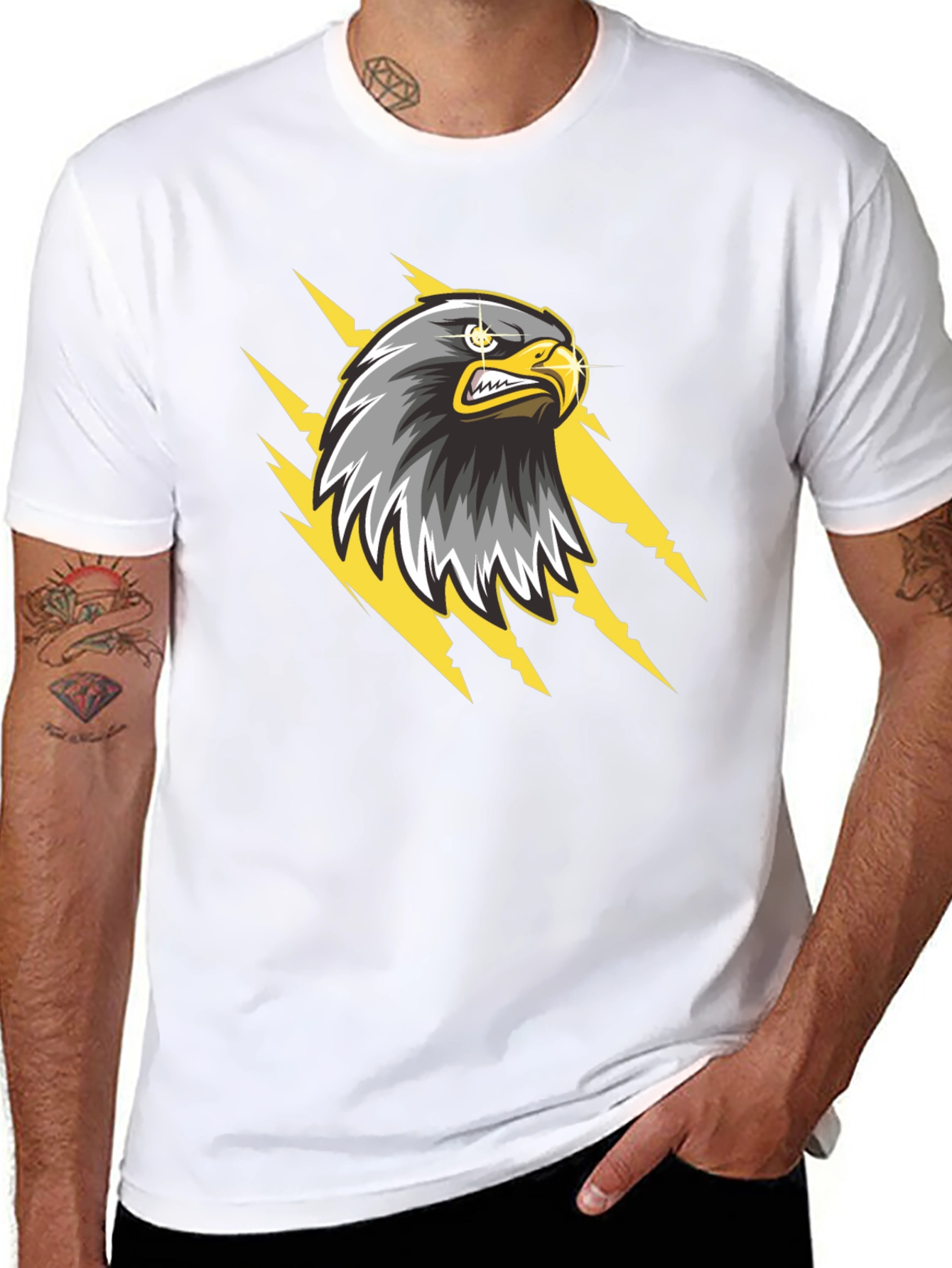 Eagle Graphic T-Shirt - Bold Black Tee
