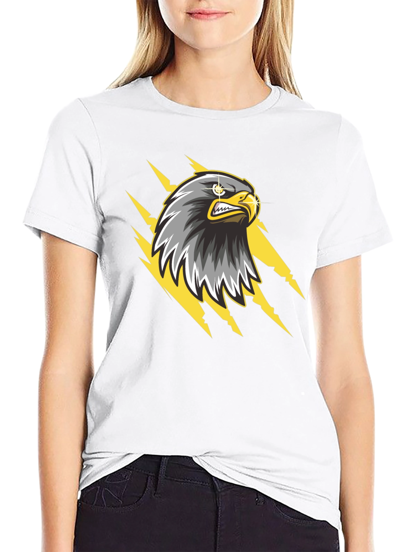Eagle Graphic T-Shirt - Bold Black Tee