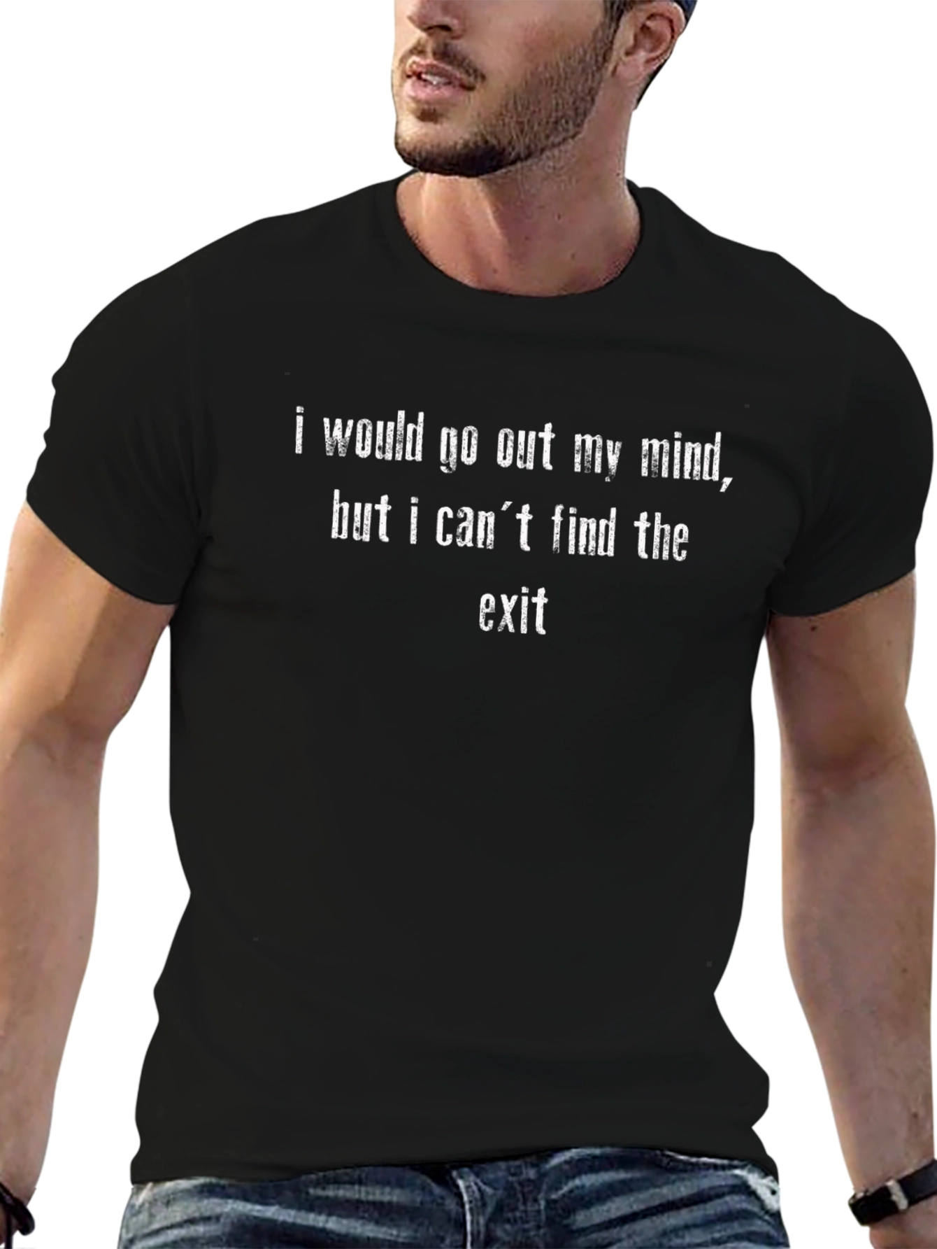 Mind Exit Graphic T-Shirt - Humor Tee