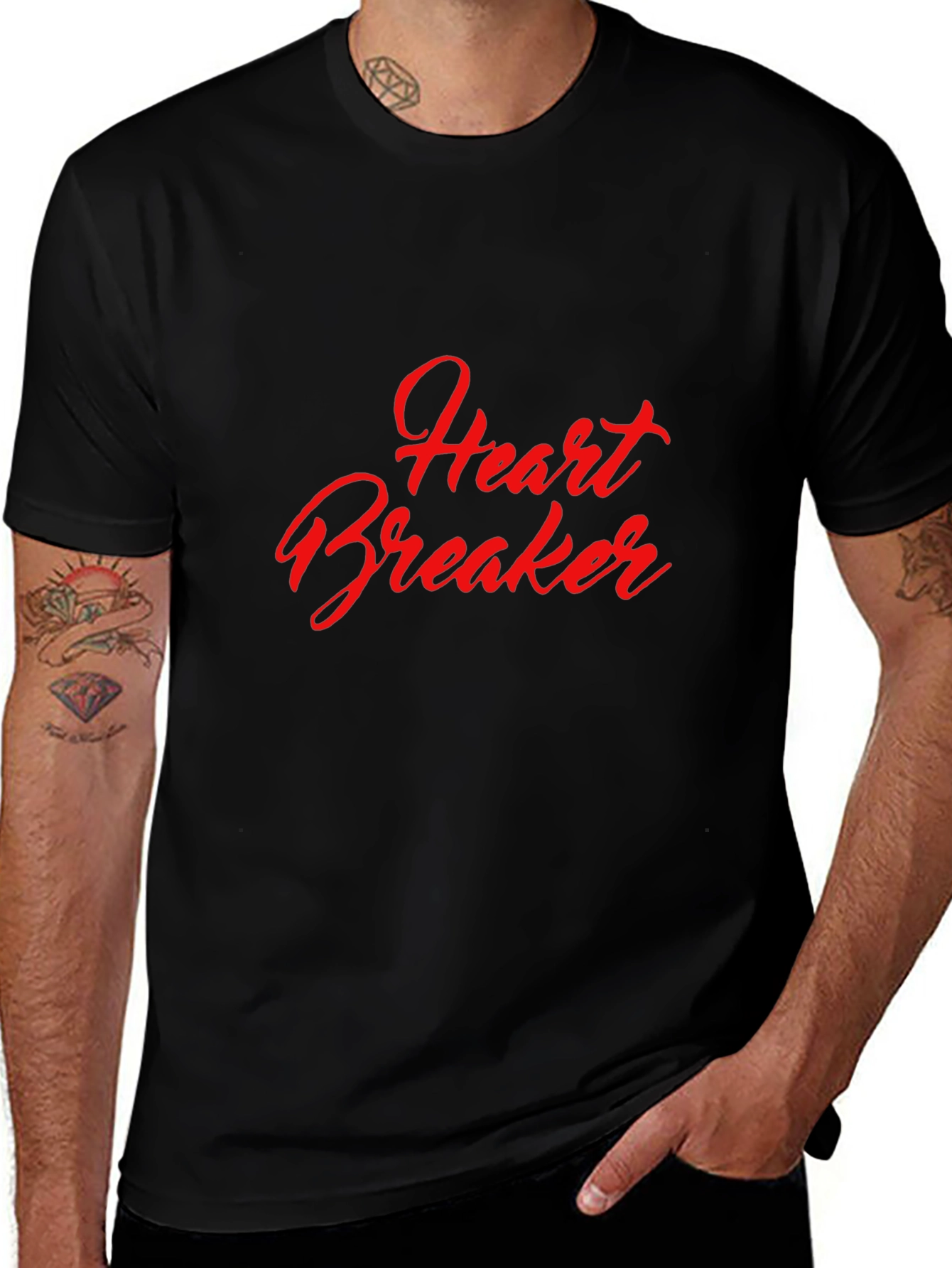 Heartbreaker Tee - Mens Black Graphic T-Shirt