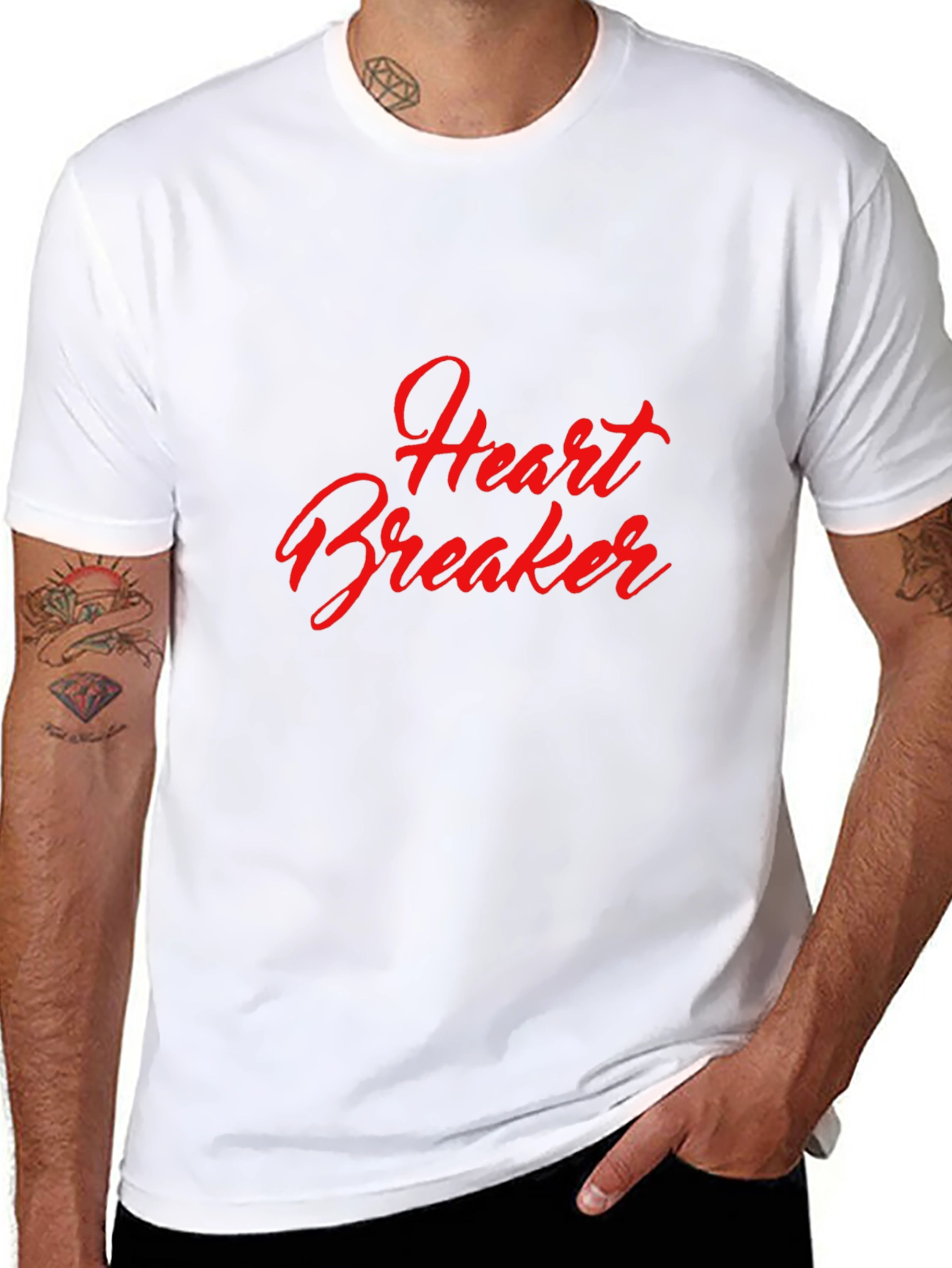 Heartbreaker Tee - Mens Black Graphic T-Shirt