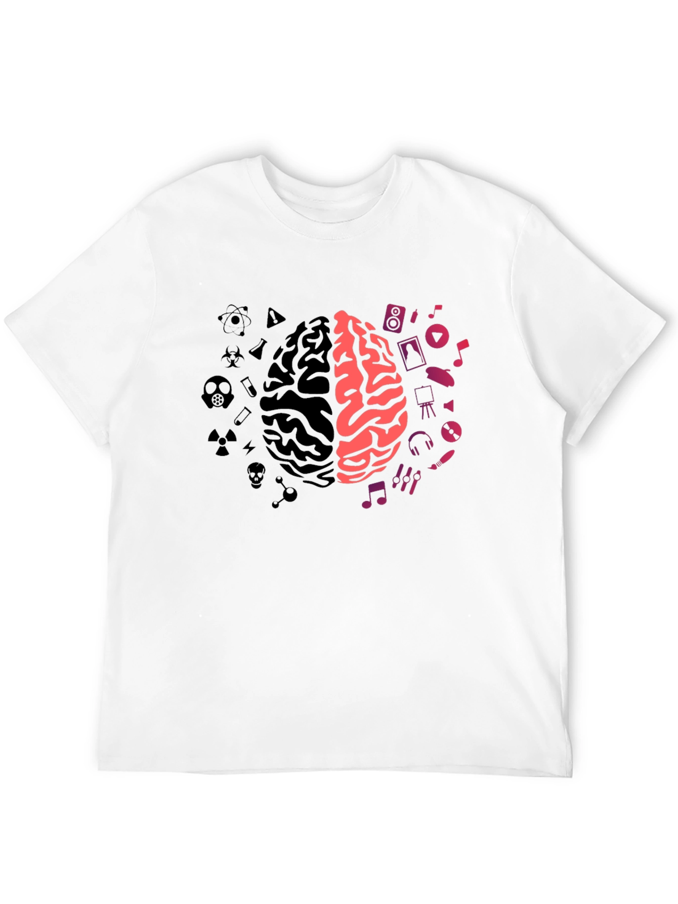 Brain Sides T-Shirt: Science Meets Art