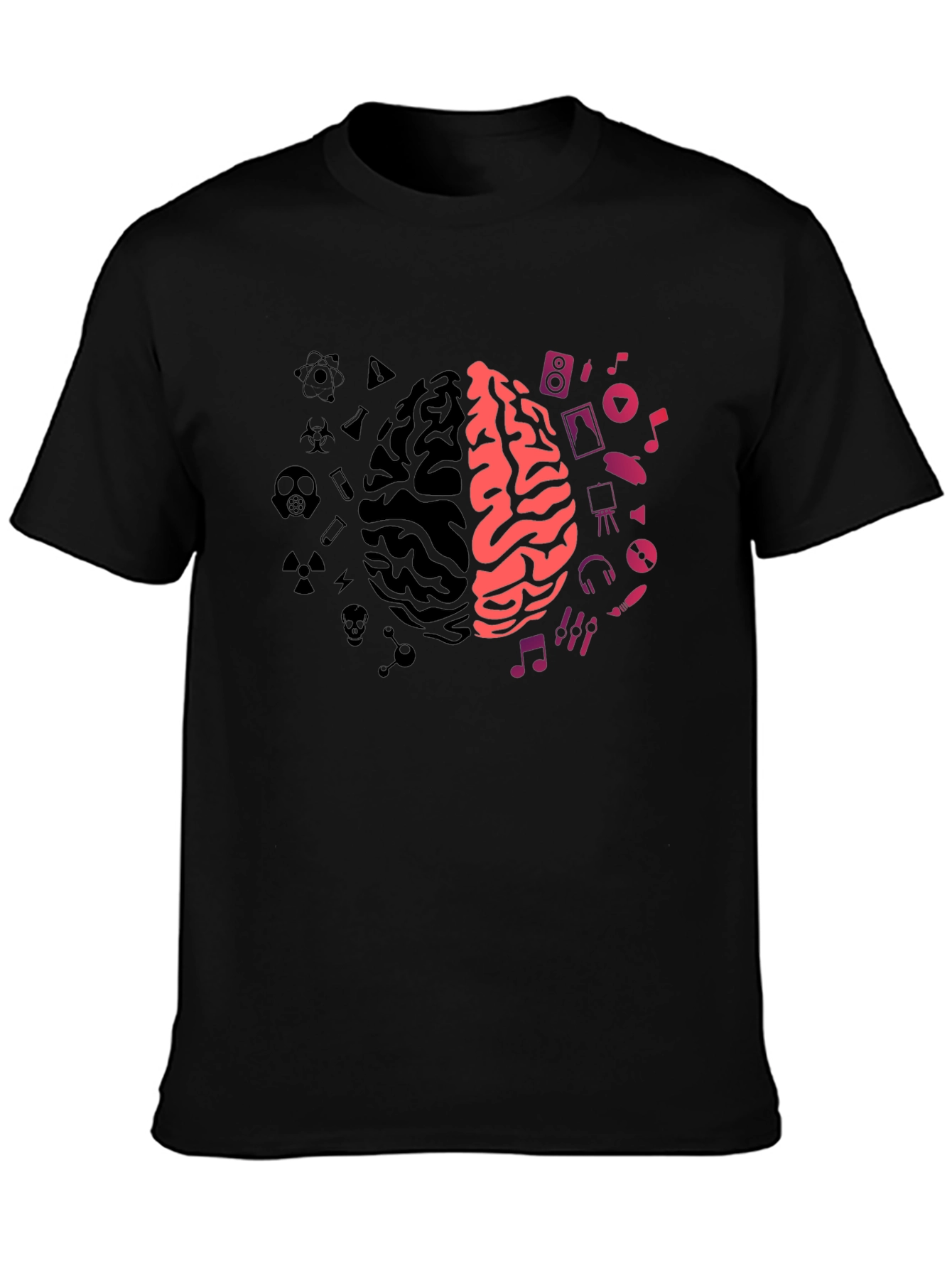 Brain Sides T-Shirt: Science Meets Art