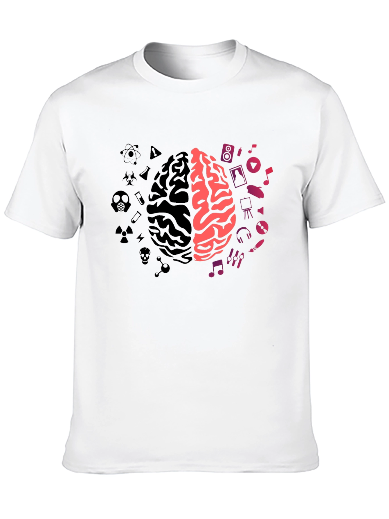 Brain Sides T-Shirt: Science Meets Art