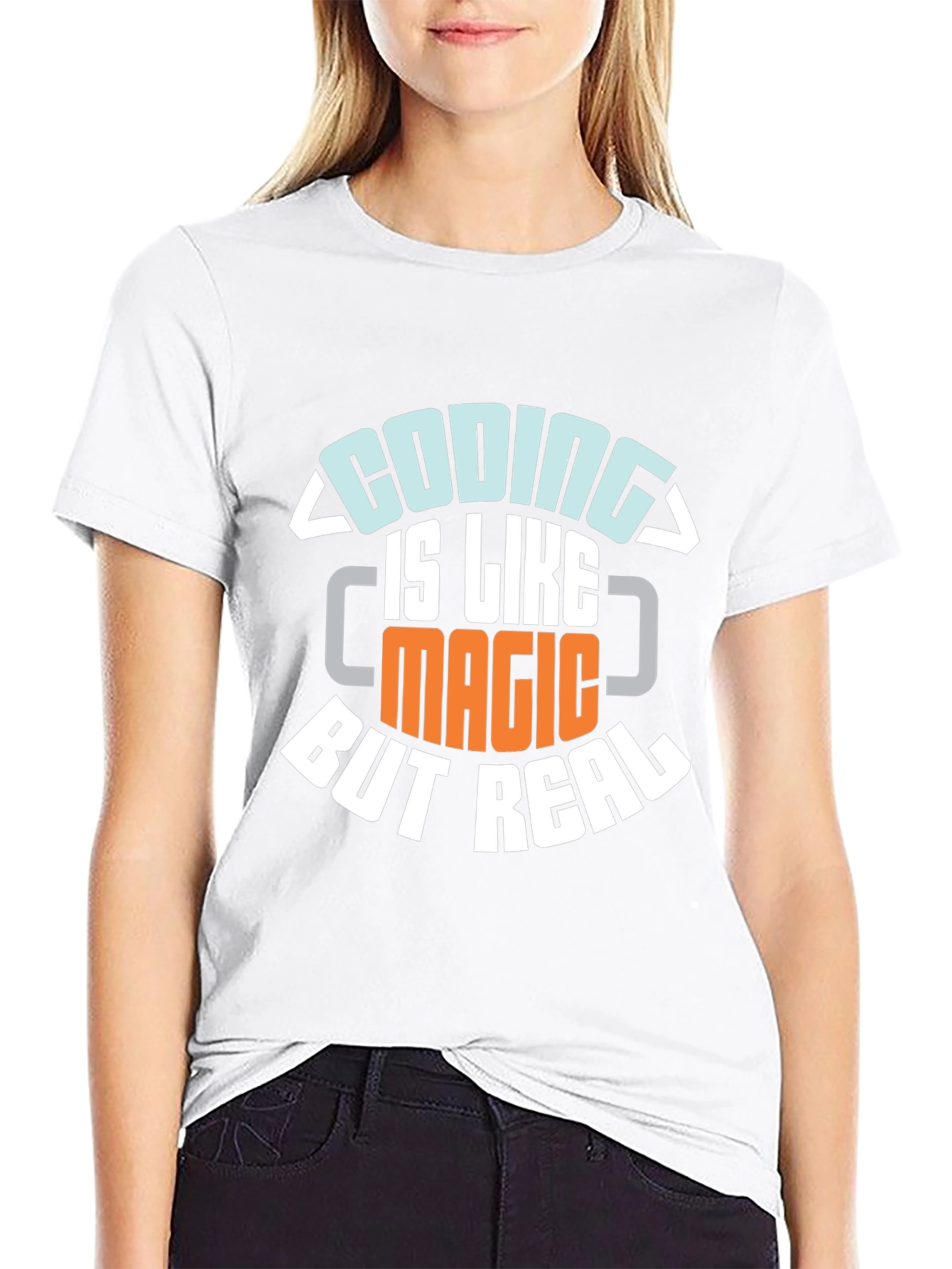 Coding is Like Magic But Real T-Shirt