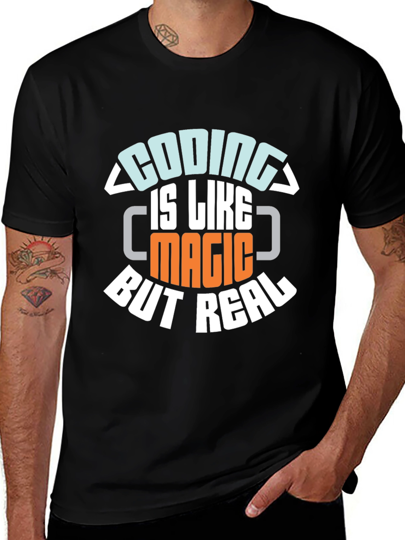 Coding is Like Magic But Real T-Shirt