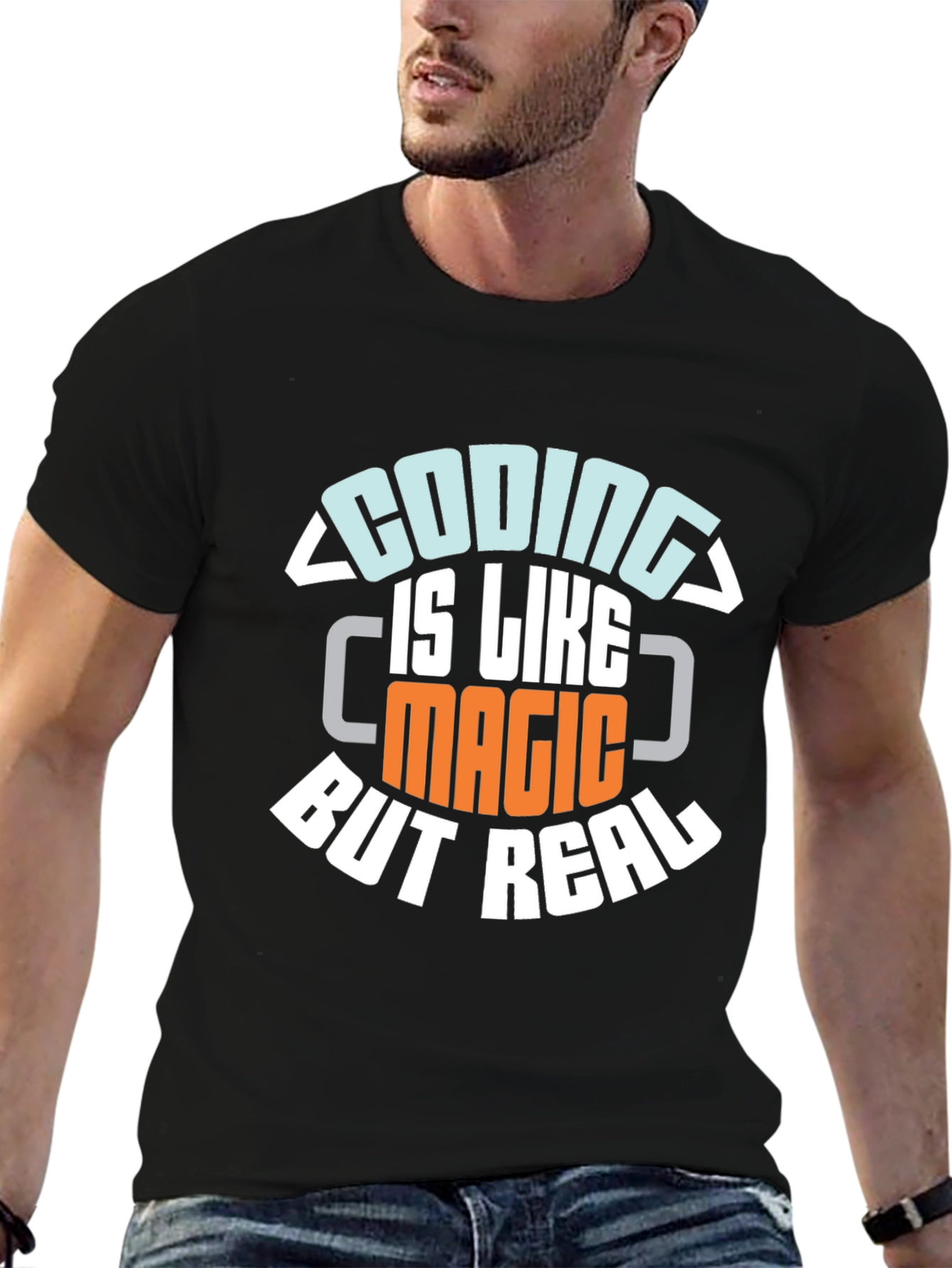 Coding is Like Magic But Real T-Shirt