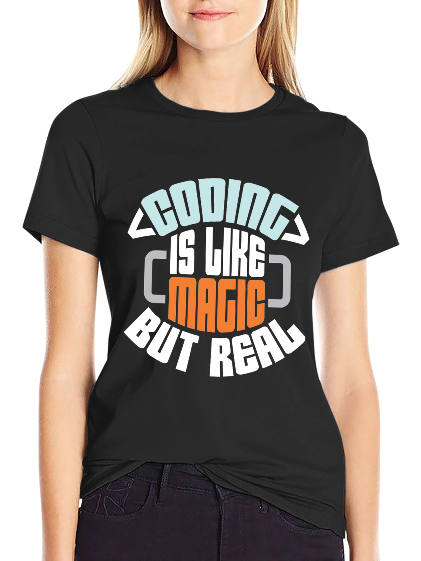 Coding is Like Magic But Real T-Shirt