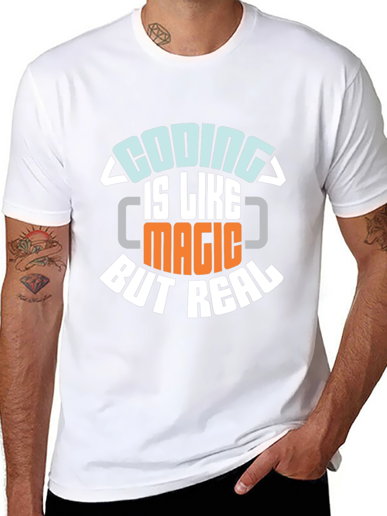 Coding is Like Magic But Real T-Shirt