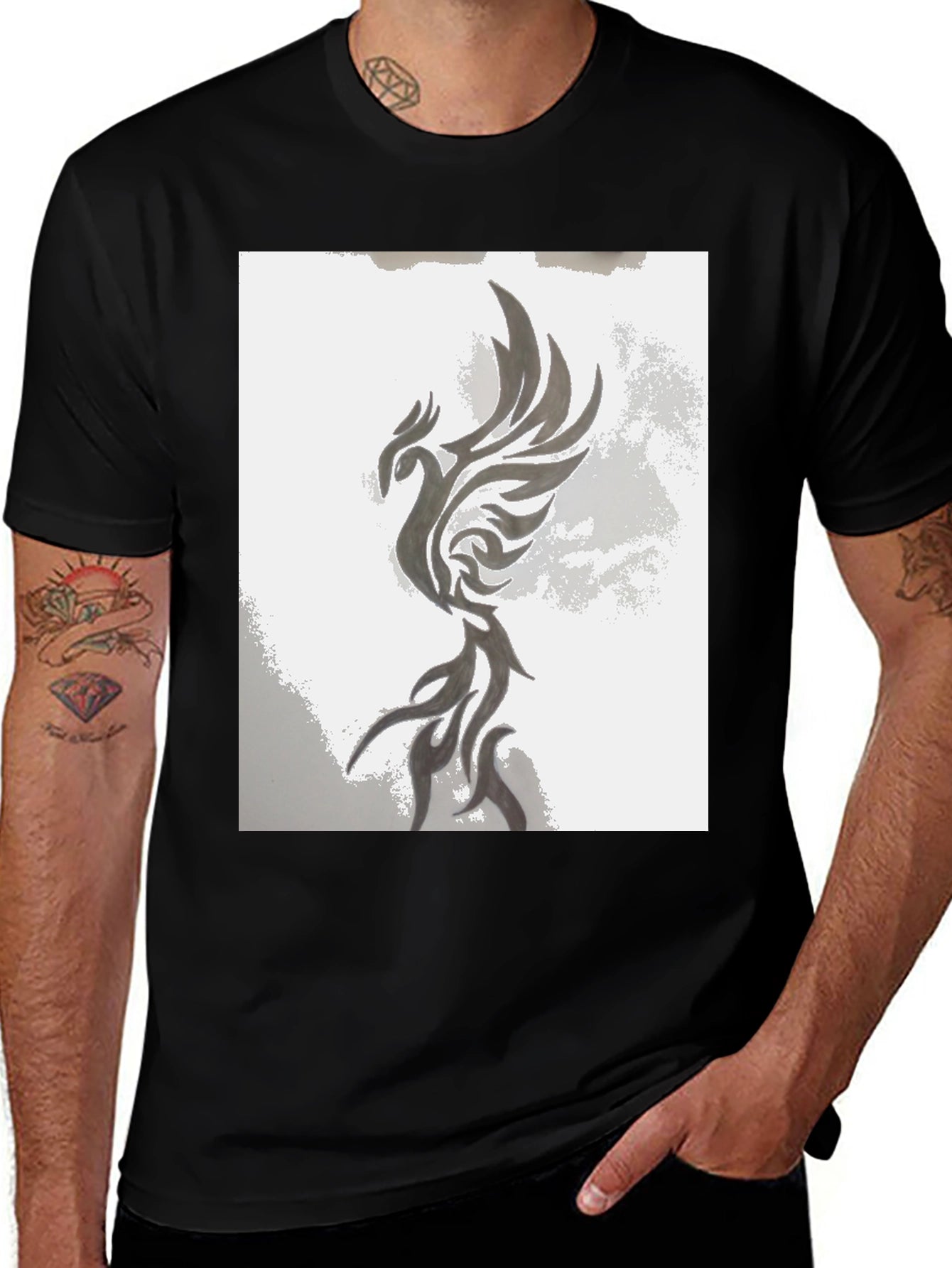 Phoenix Graphic Tee - Unique Design Comfortable Fit