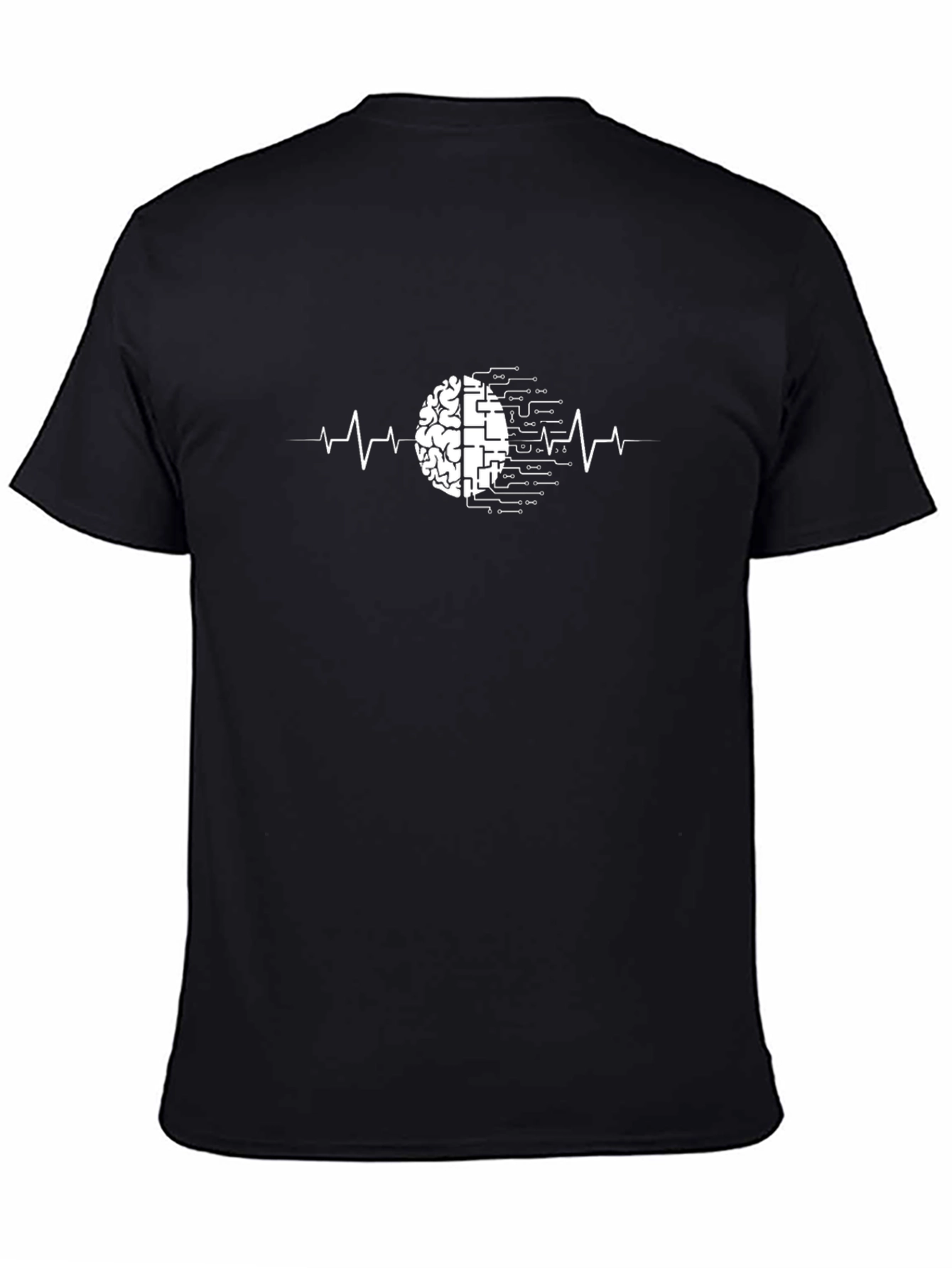 Brain Circuitry Graphic Tee - Mens Black T-Shirt