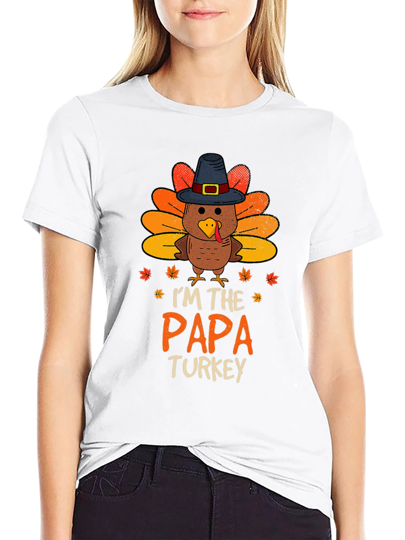 Im the Papa Turkey T-Shirt - Thanksgiving Apparel