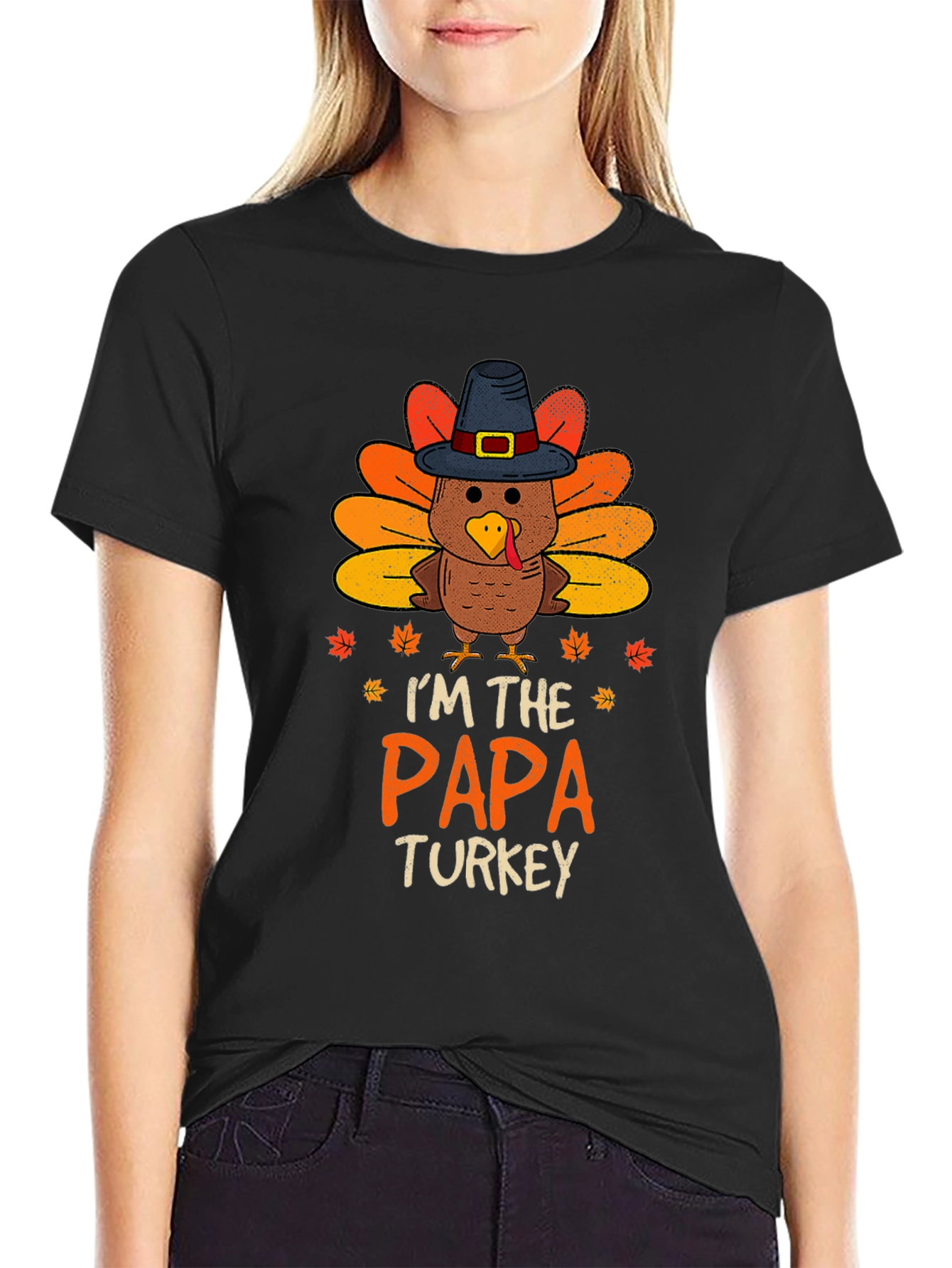 Im the Papa Turkey T-Shirt - Thanksgiving Apparel