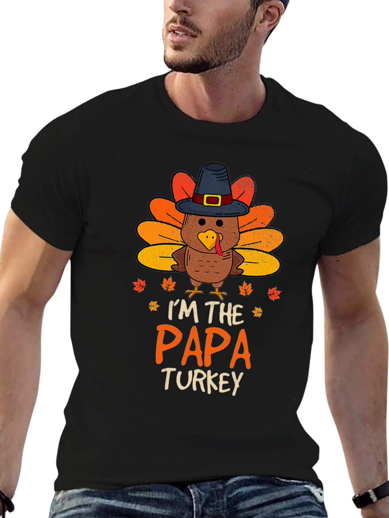 Im the Papa Turkey T-Shirt - Thanksgiving Apparel