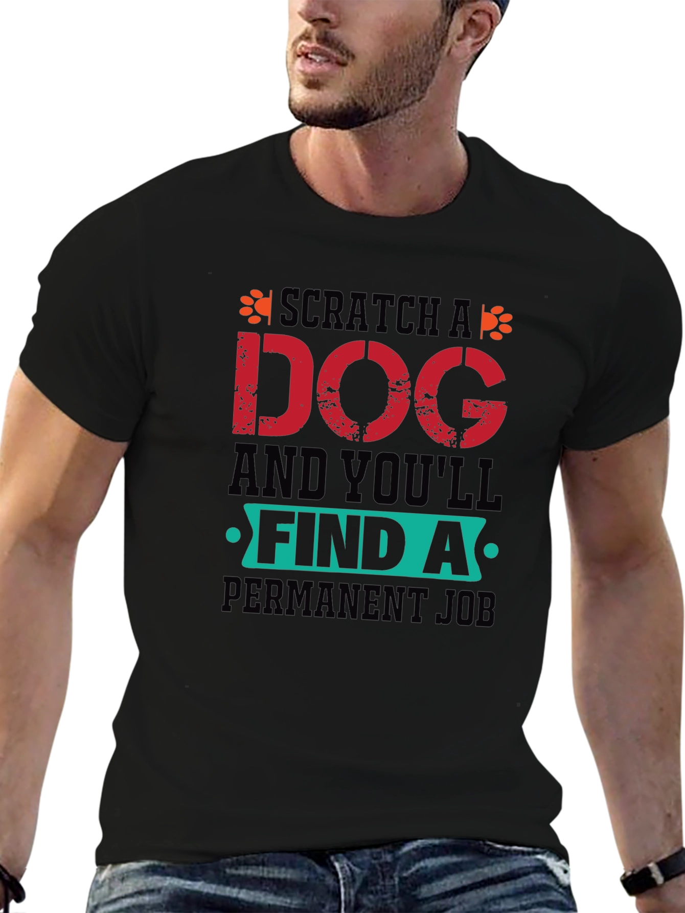 Scratch a Dog T-Shirt -  Dog Lover Gift