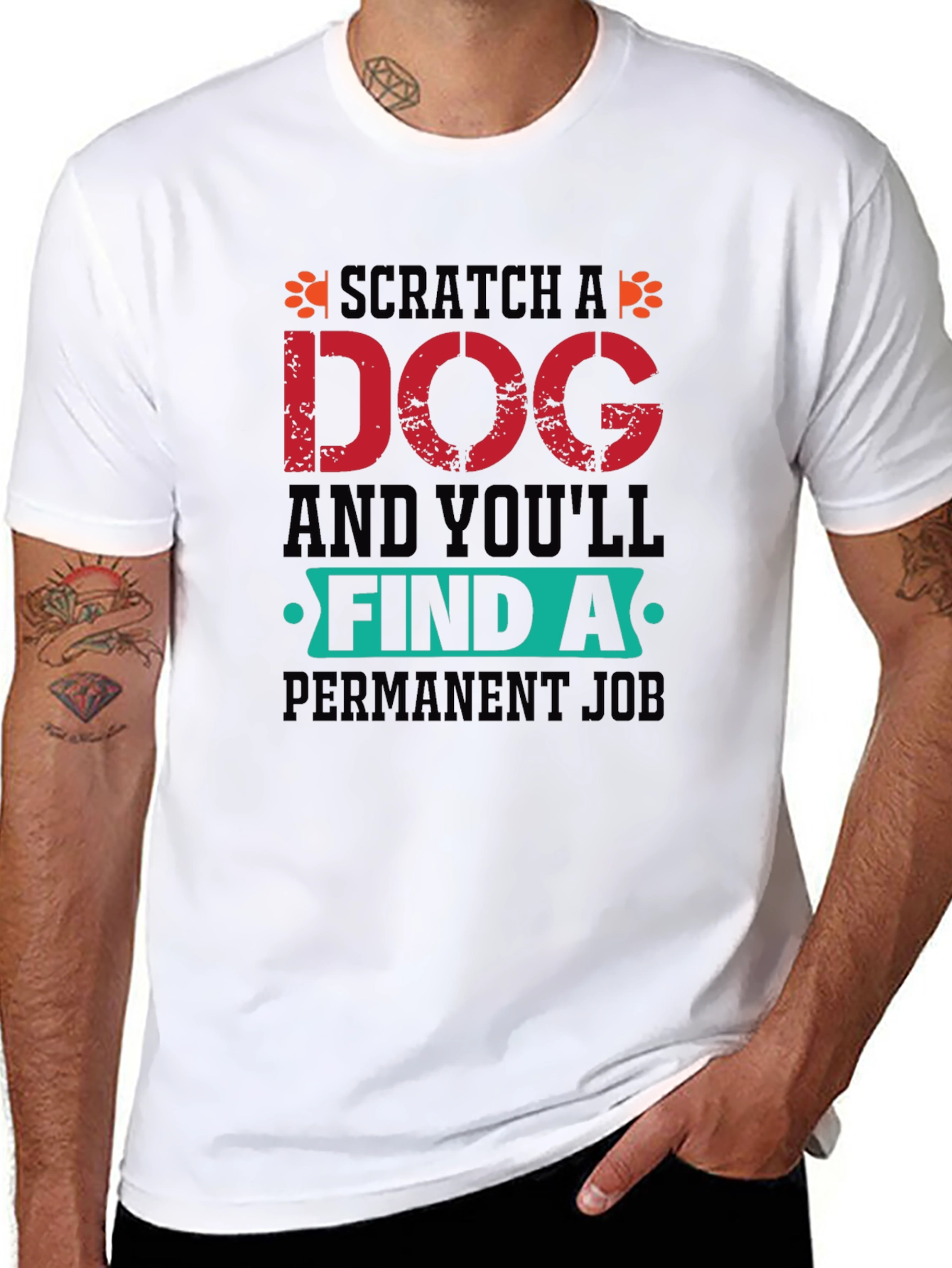 Scratch a Dog T-Shirt -  Dog Lover Gift