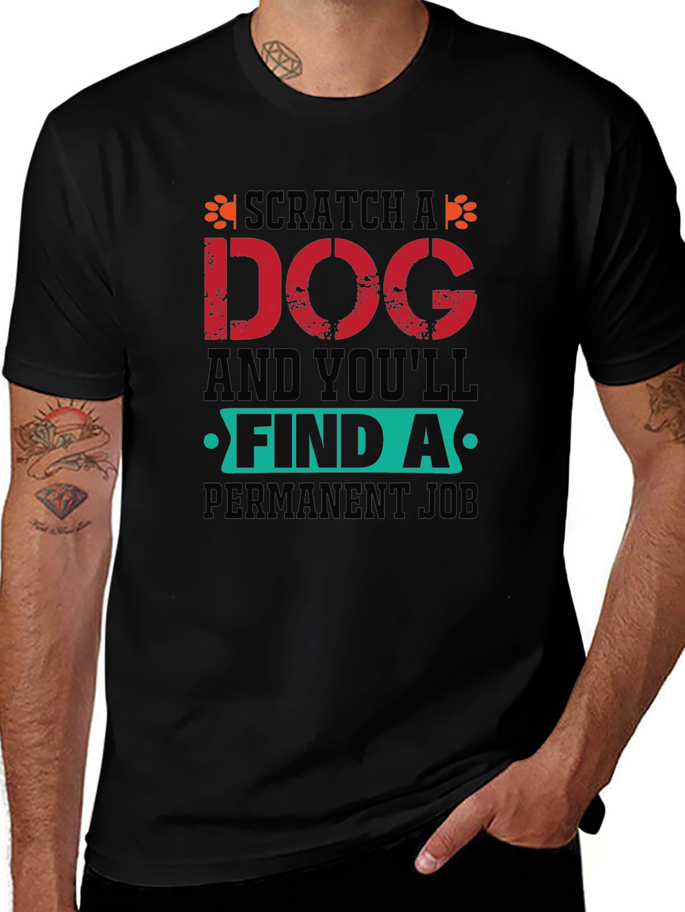 Scratch a Dog T-Shirt -  Dog Lover Gift