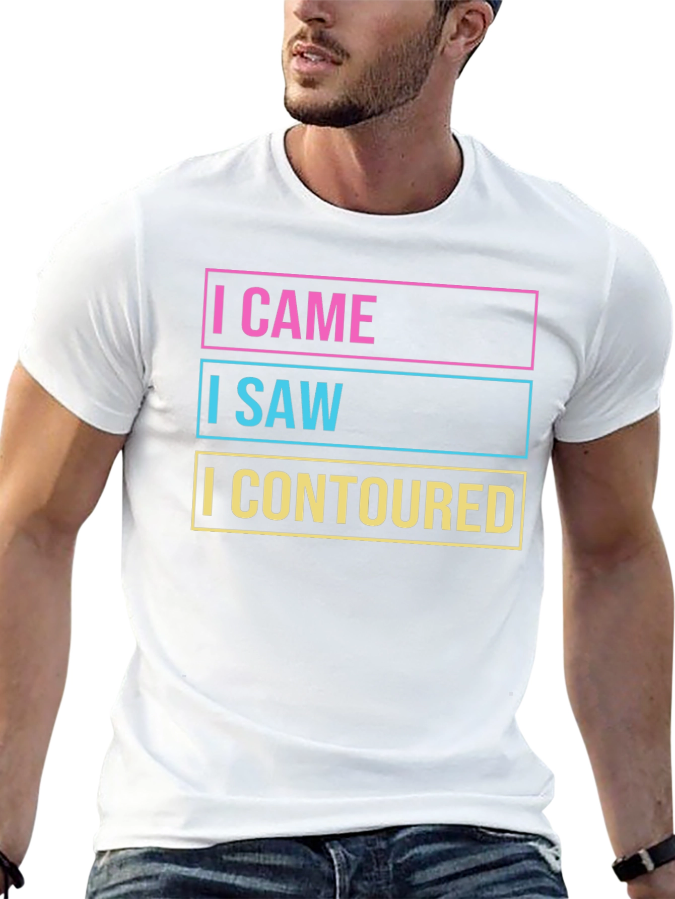 I Came I Saw I Contoured Graphic Tee