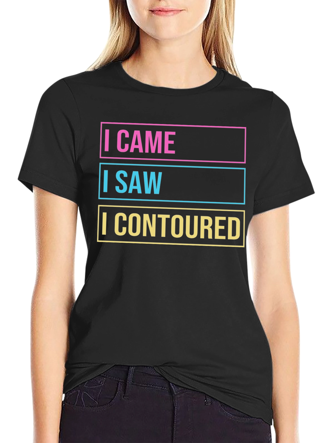 I Came I Saw I Contoured Graphic Tee