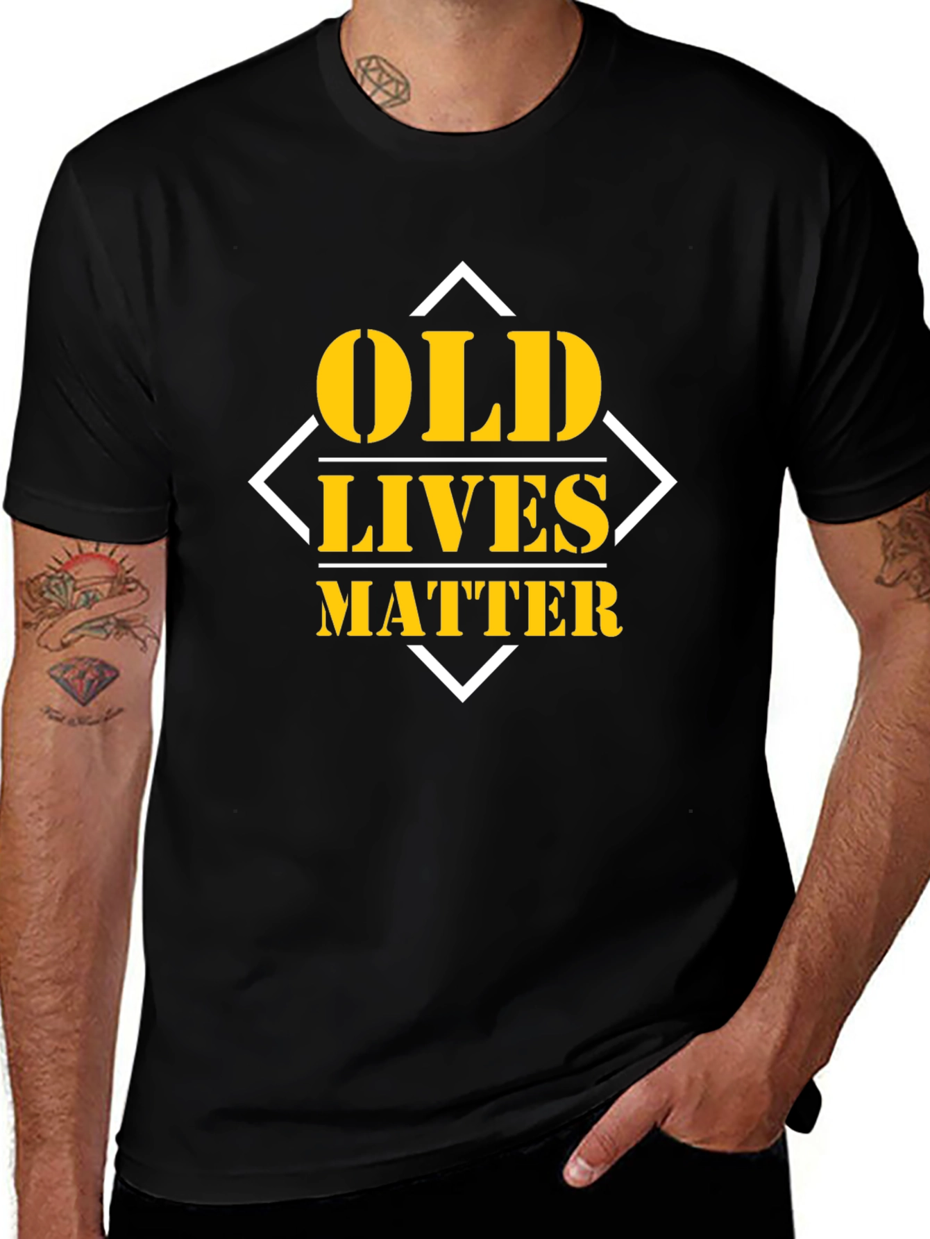 Old Lives Matter Graphic T-Shirt