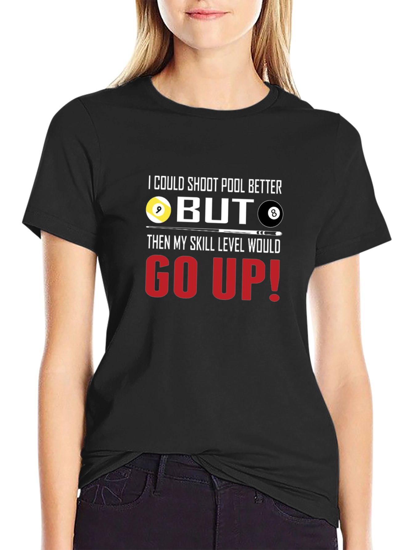 Pool Player Humor Graphic T-Shirt