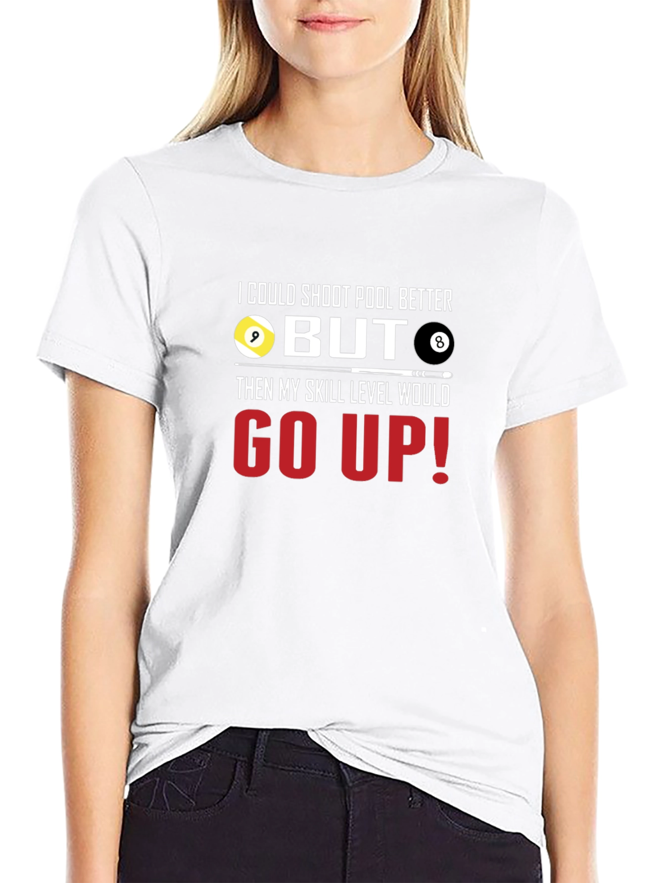 Pool Player Humor Graphic T-Shirt