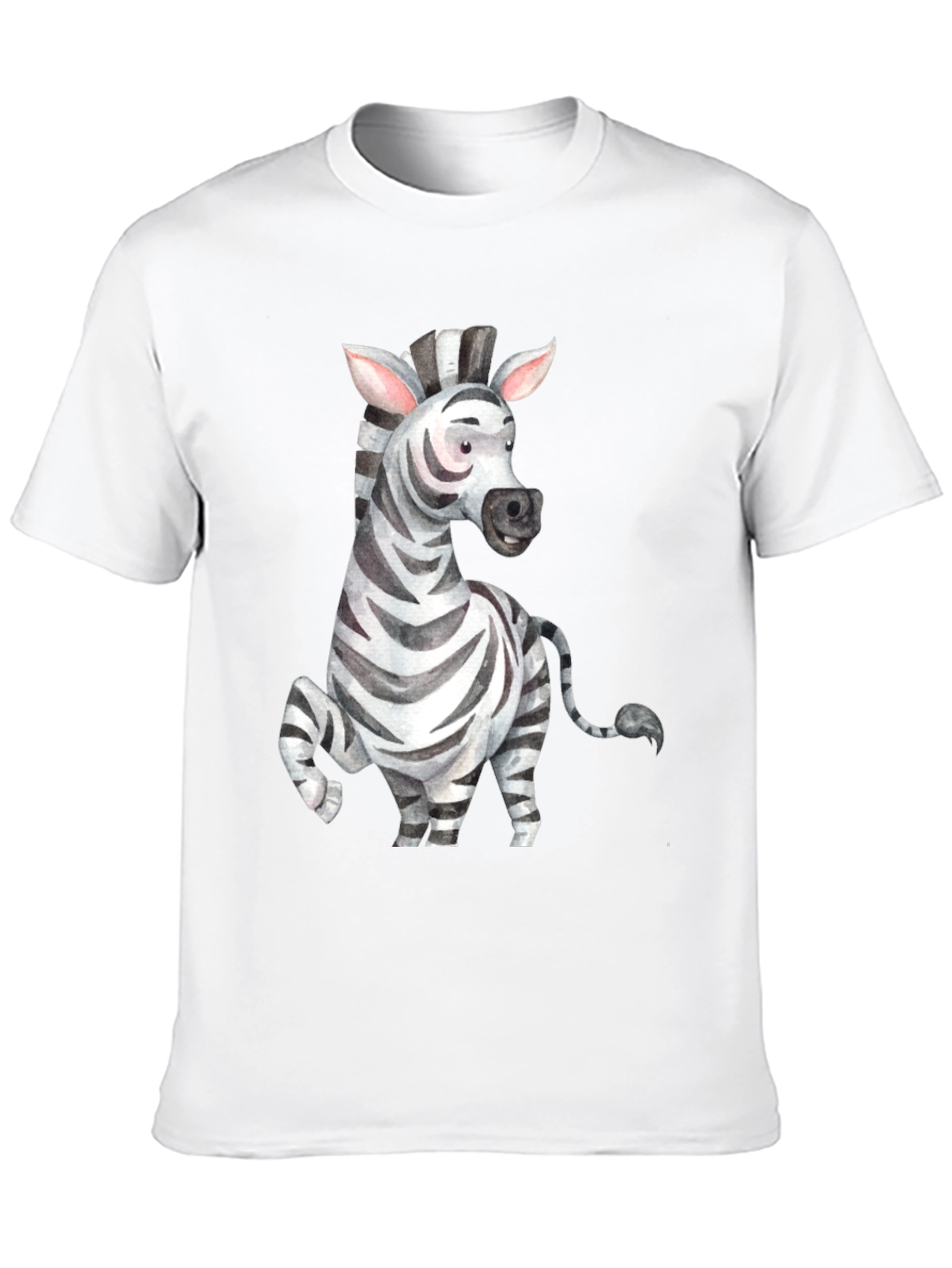 Zebra Graphic Tee - Mens Black T-Shirt