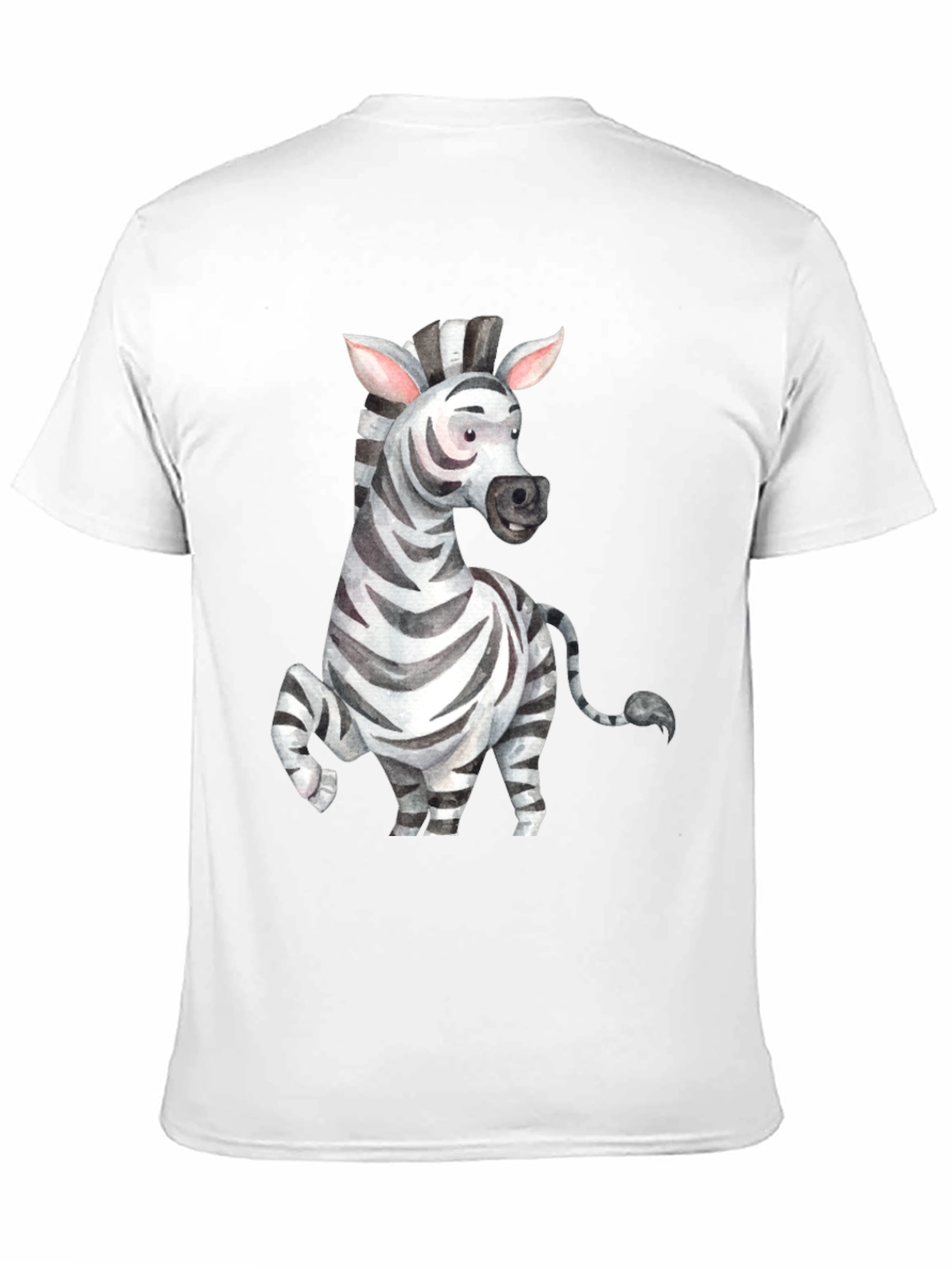 Zebra Graphic Tee - Mens Black T-Shirt