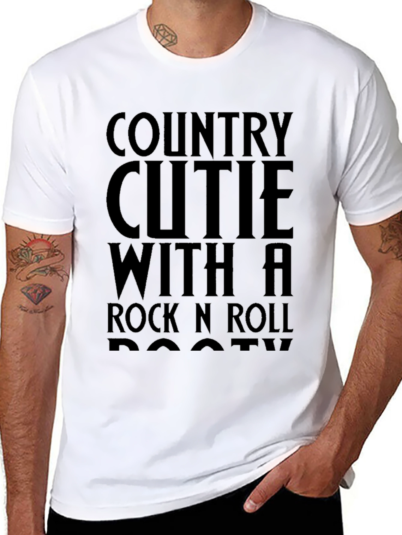 Country Cutie Rock N Roll Tee