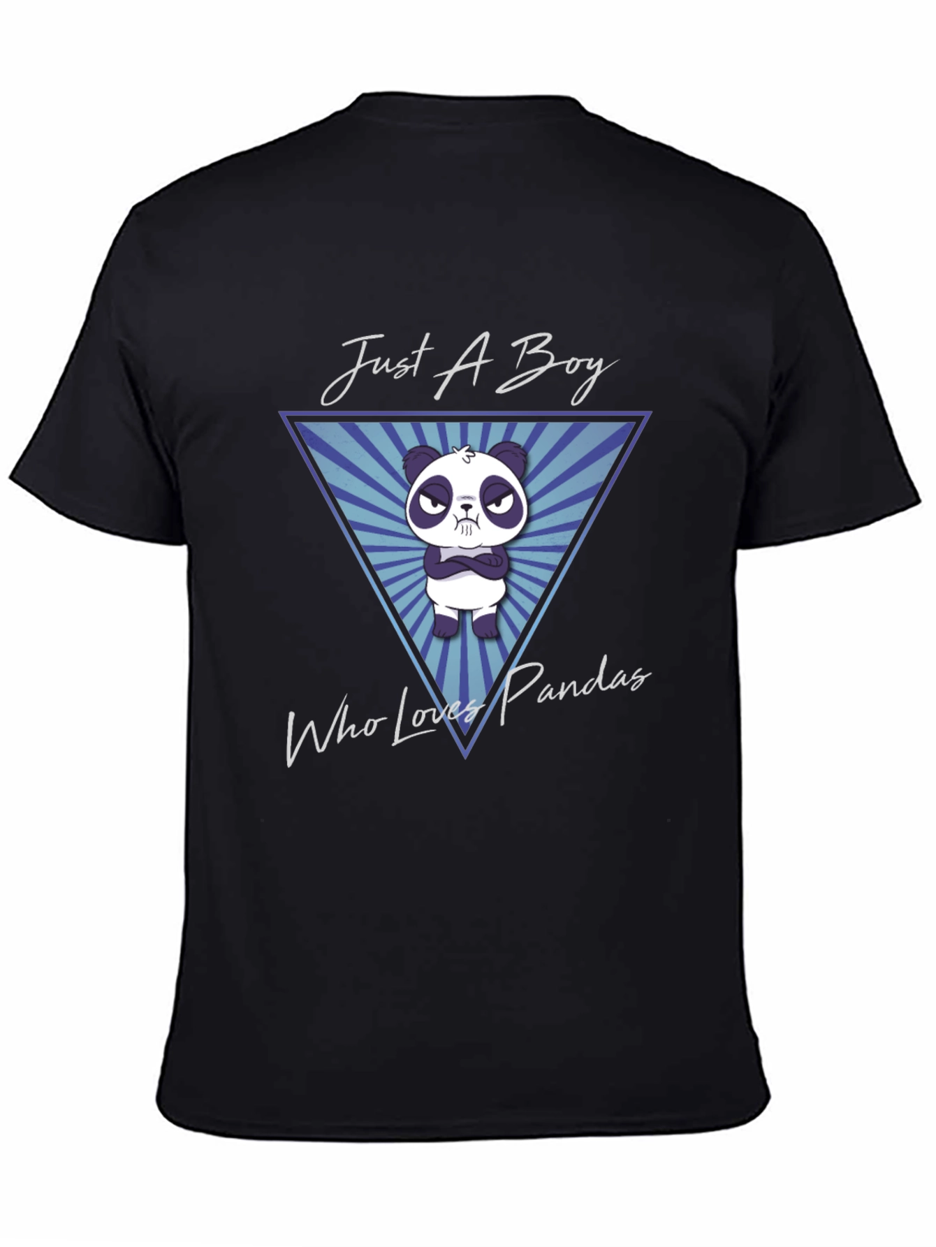 Just A Boy Who Loves Pandas Graphic T-Shirt
