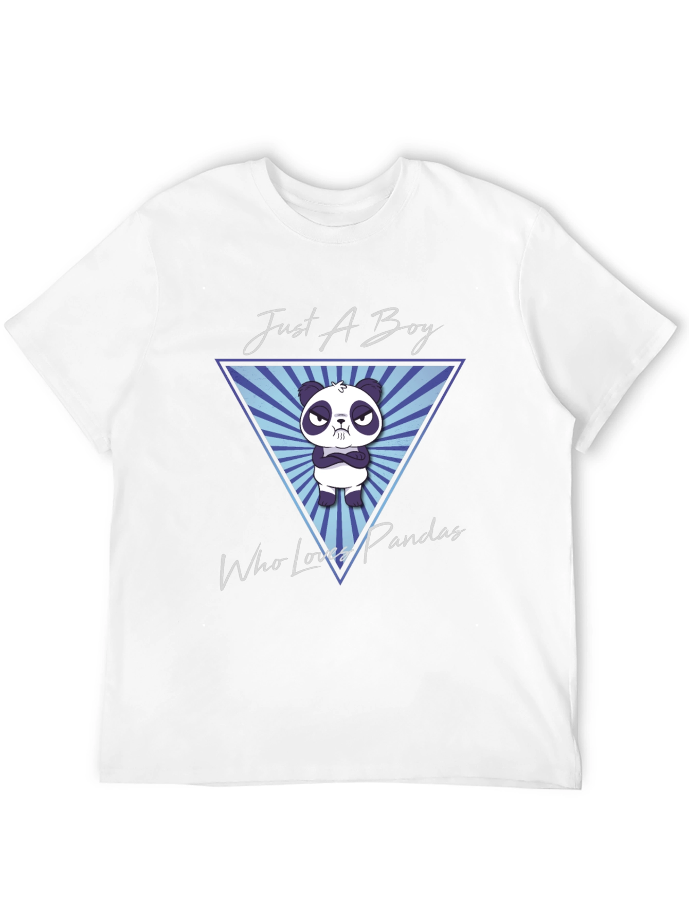 Just A Boy Who Loves Pandas Graphic T-Shirt