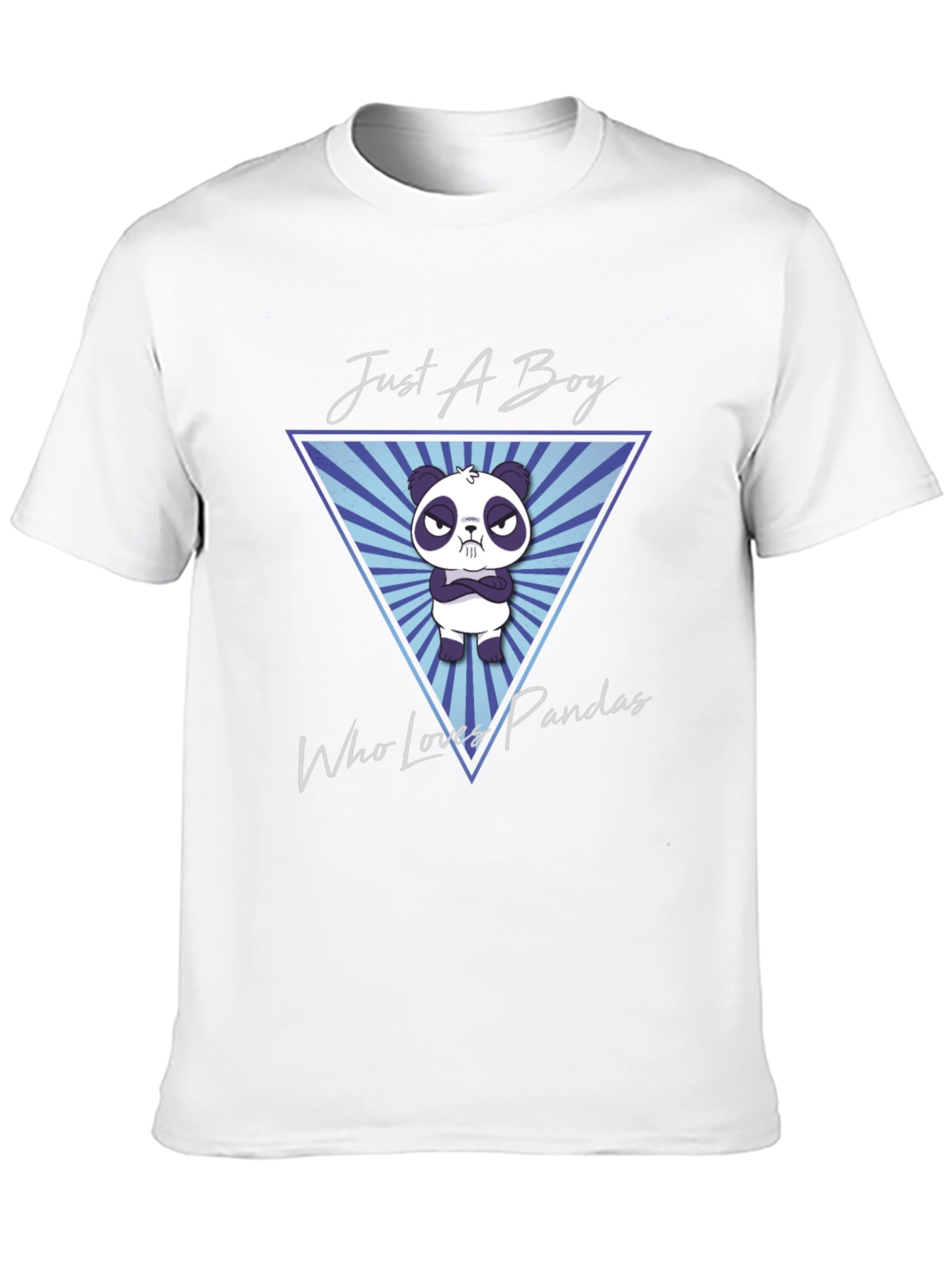 Just A Boy Who Loves Pandas Graphic T-Shirt