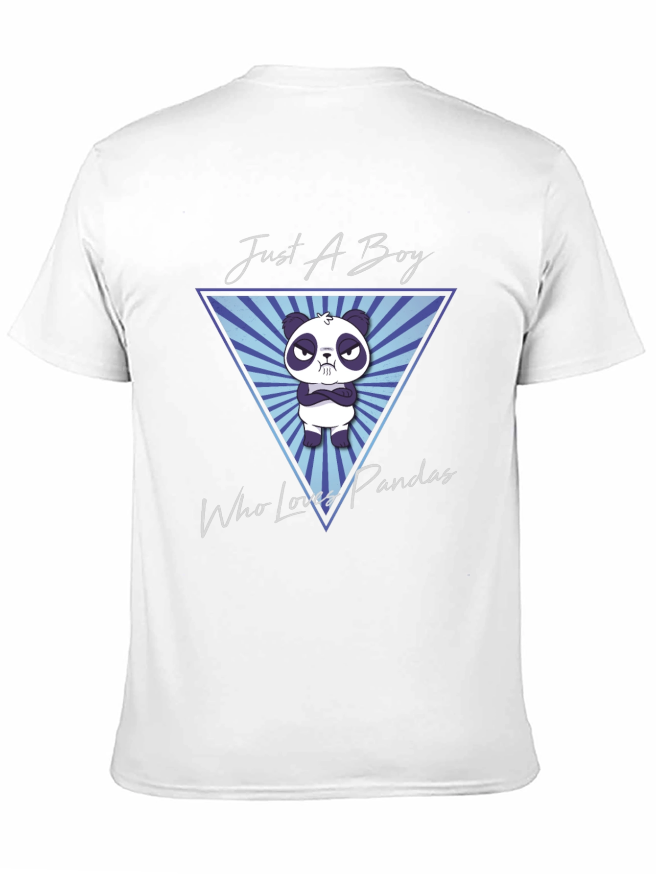 Just A Boy Who Loves Pandas Graphic T-Shirt