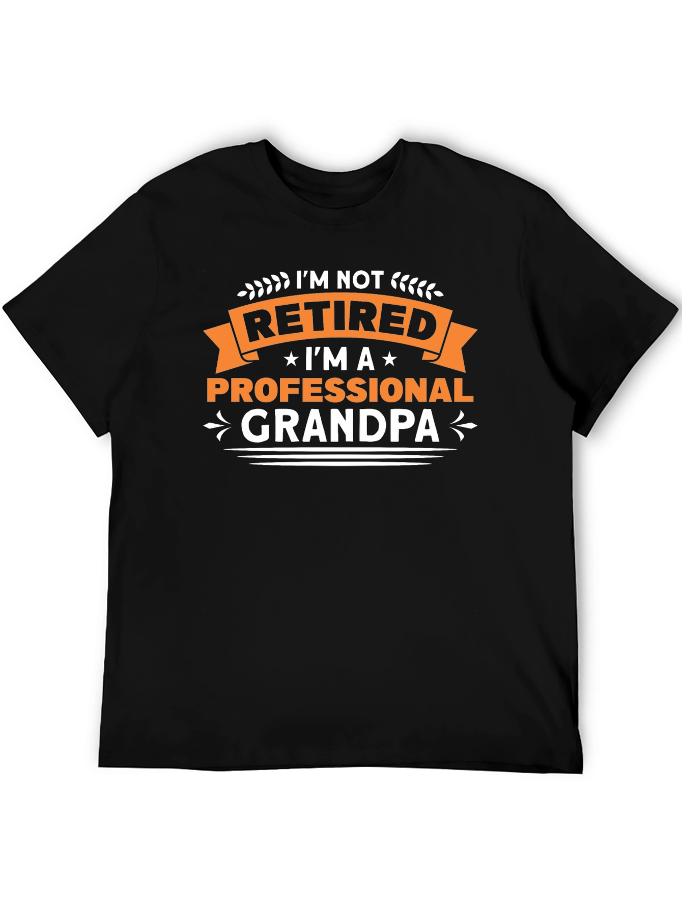 Professional Grandpa Graphic Tee - Black