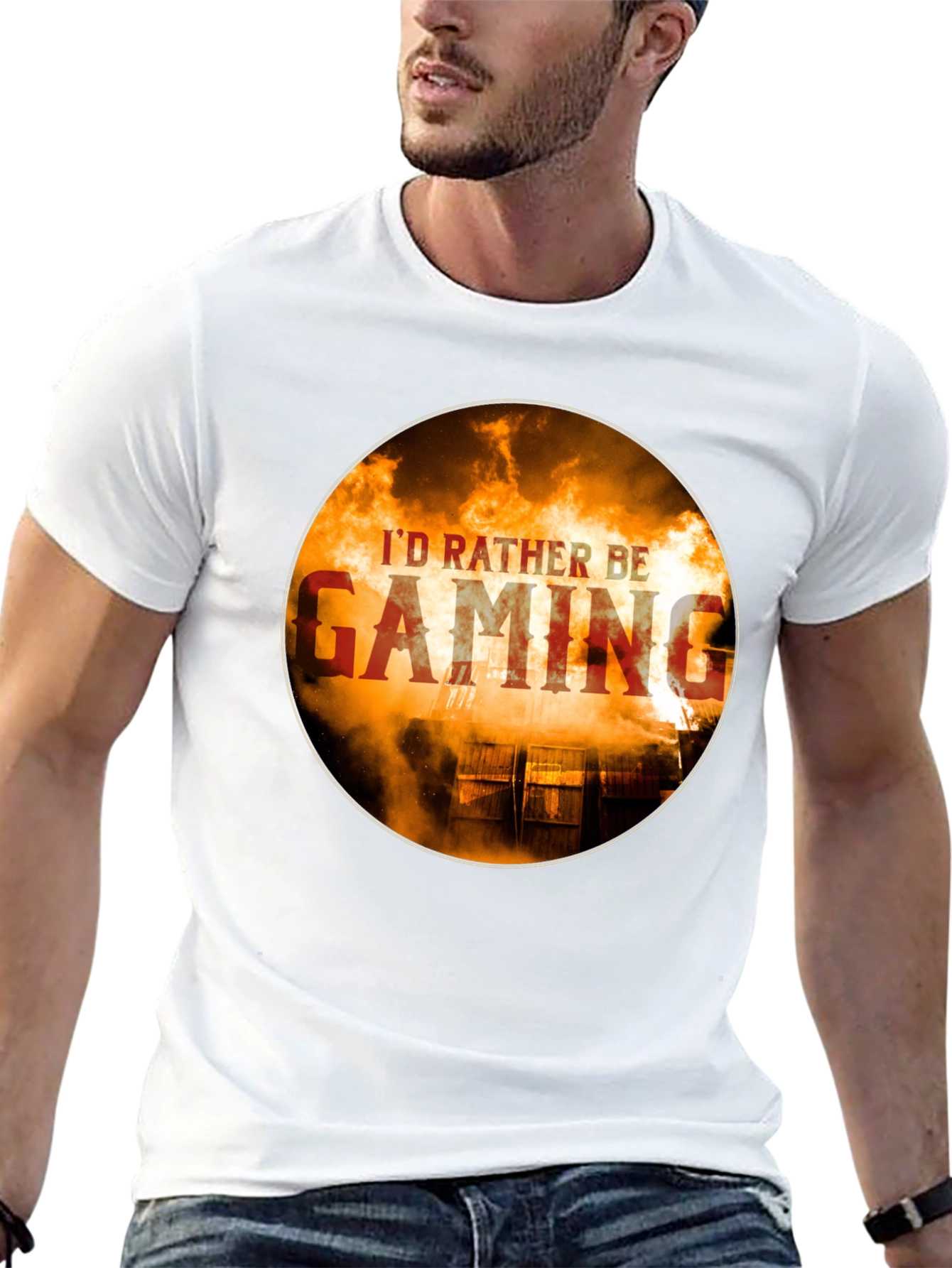 Id Rather Be Gaming T-Shirt - Gamer Style