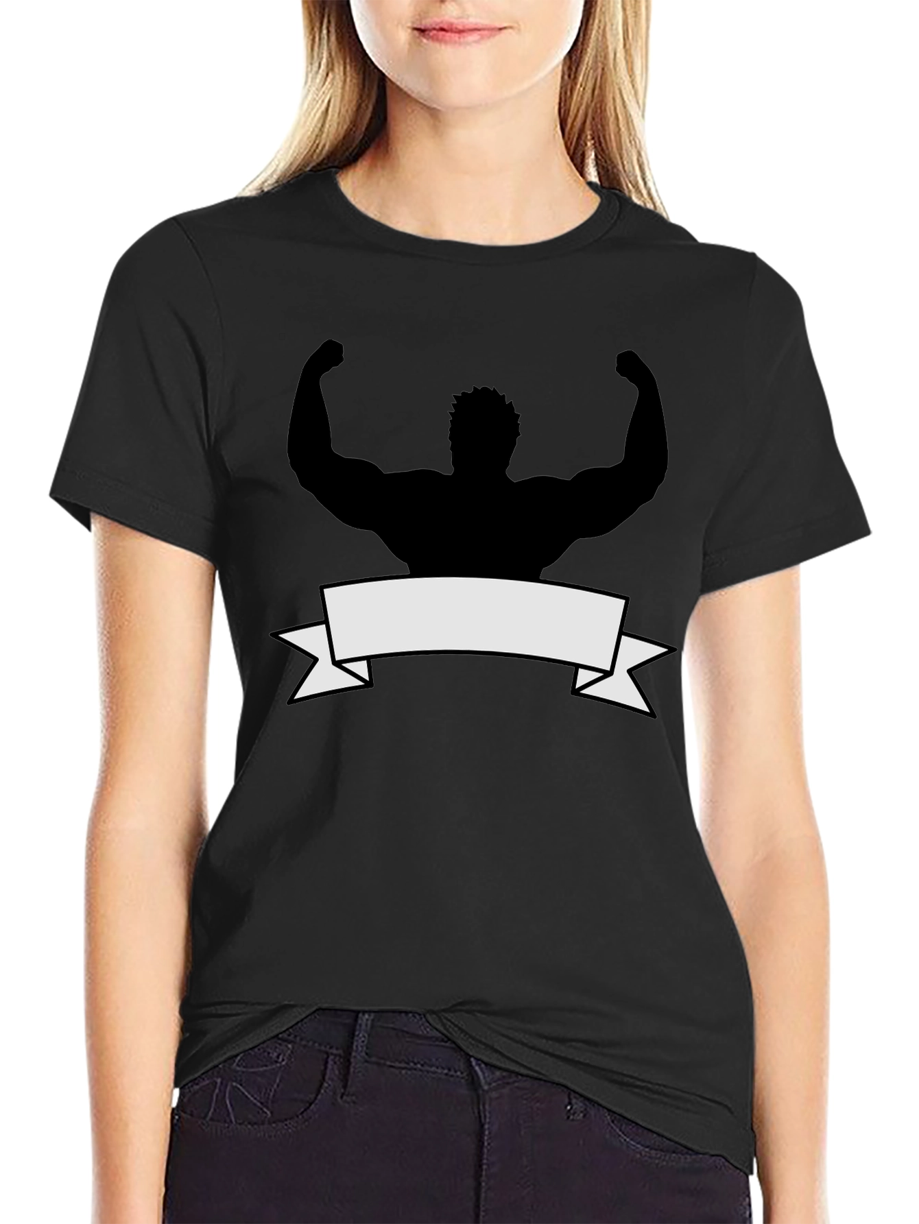 Muscle Silhouette Graphic Tee