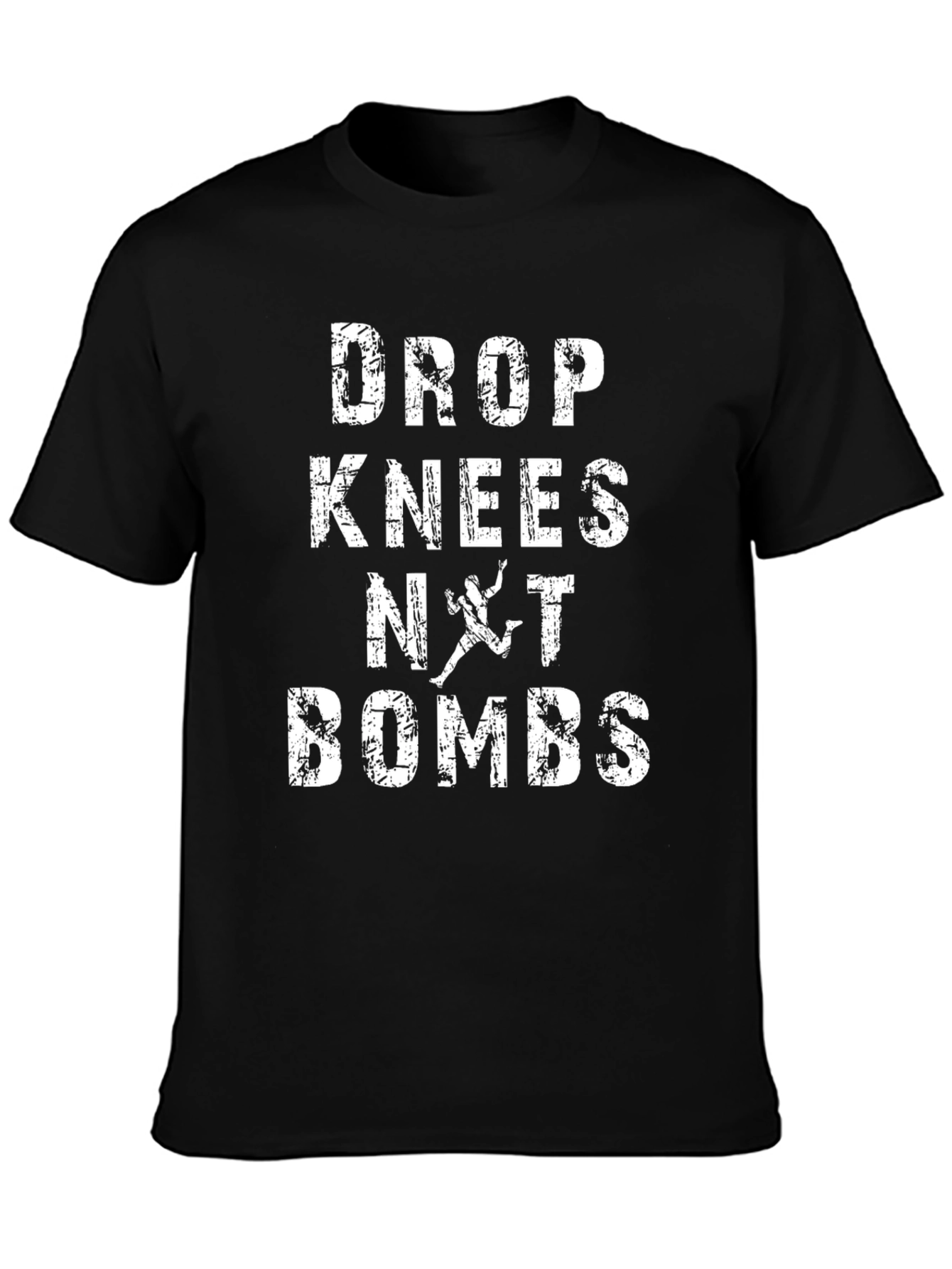 Drop Knees Not Bombs T-Shirt - Peace Activism Tee
