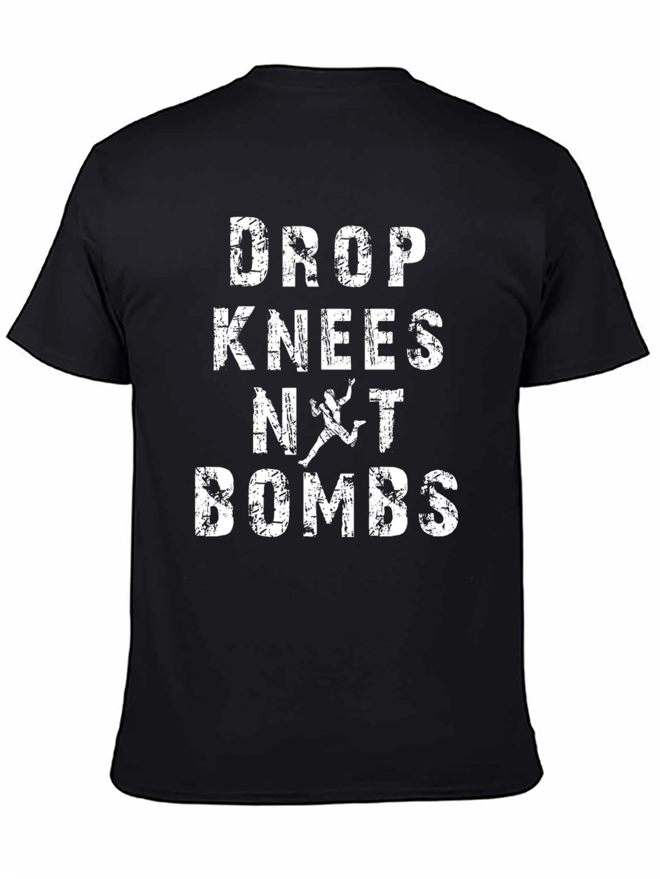 Drop Knees Not Bombs T-Shirt - Peace Activism Tee