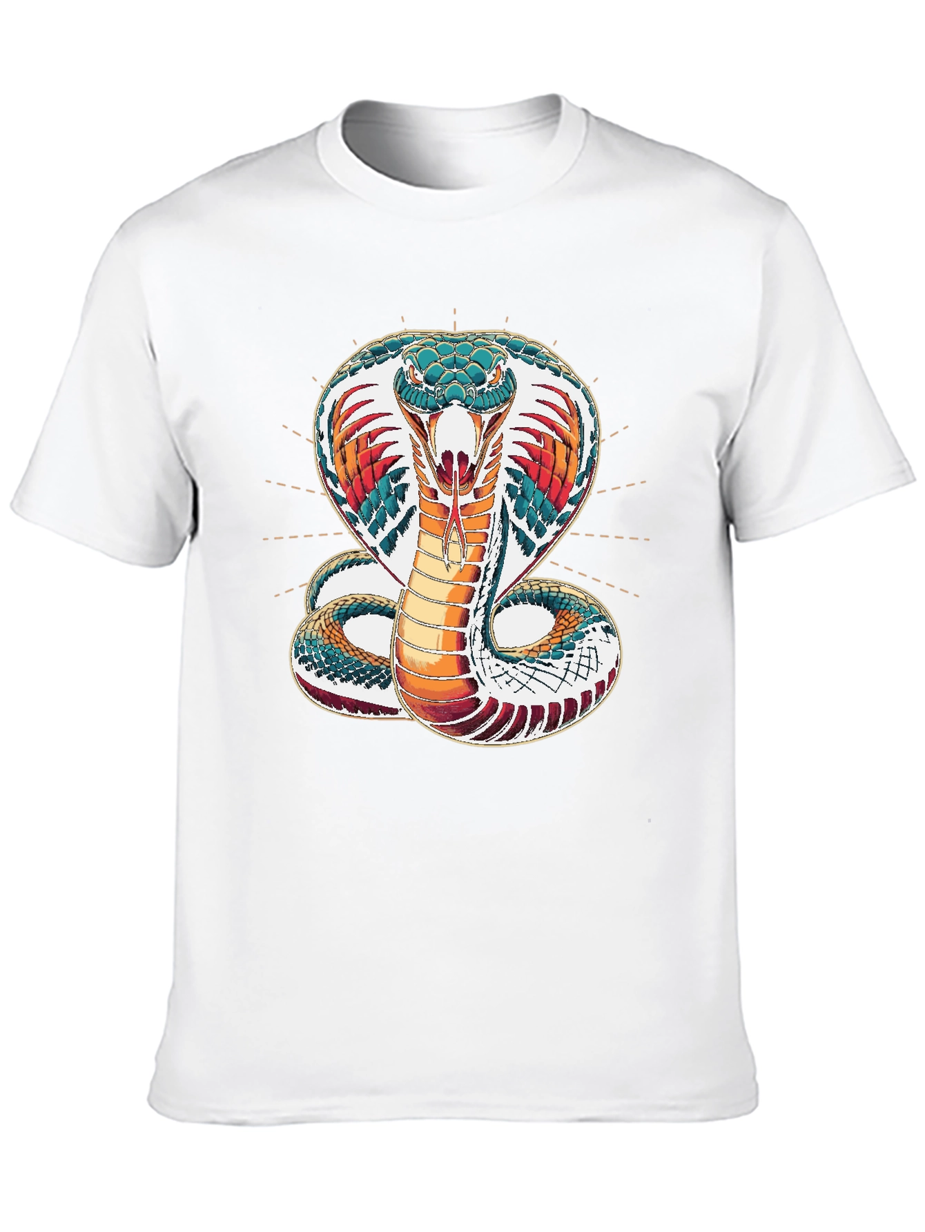 Cobra Graphic Tee - Snake Print Unisex T-Shirt