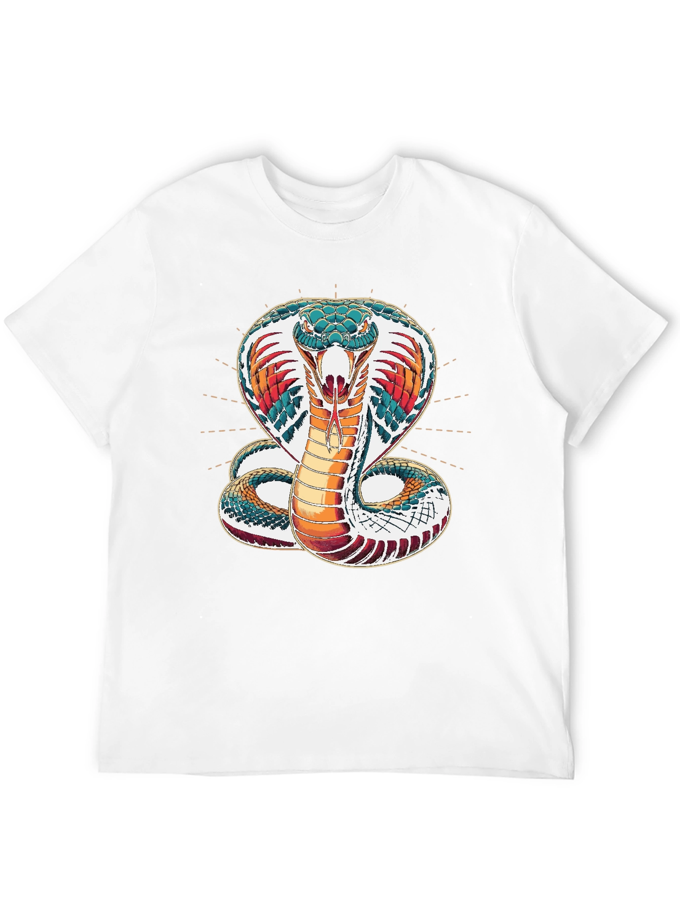 Cobra Graphic Tee - Snake Print Unisex T-Shirt