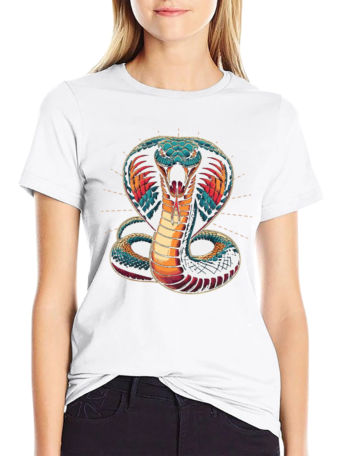 Cobra Graphic Tee - Snake Print Unisex T-Shirt