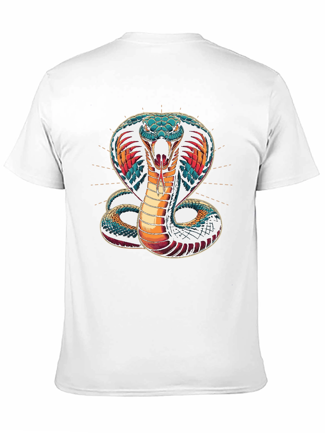 Cobra Graphic Tee - Snake Print Unisex T-Shirt