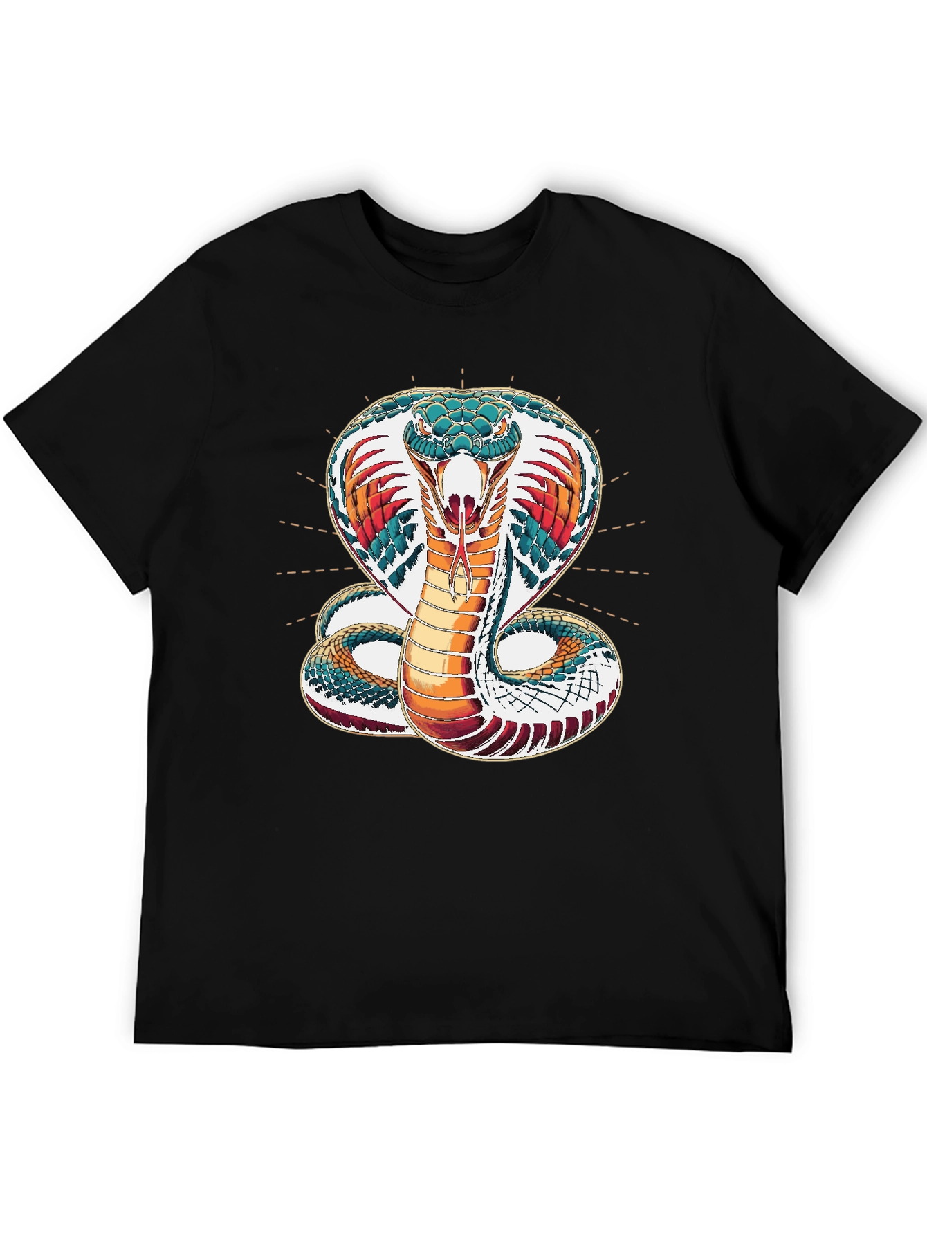 Cobra Graphic Tee - Snake Print Unisex T-Shirt